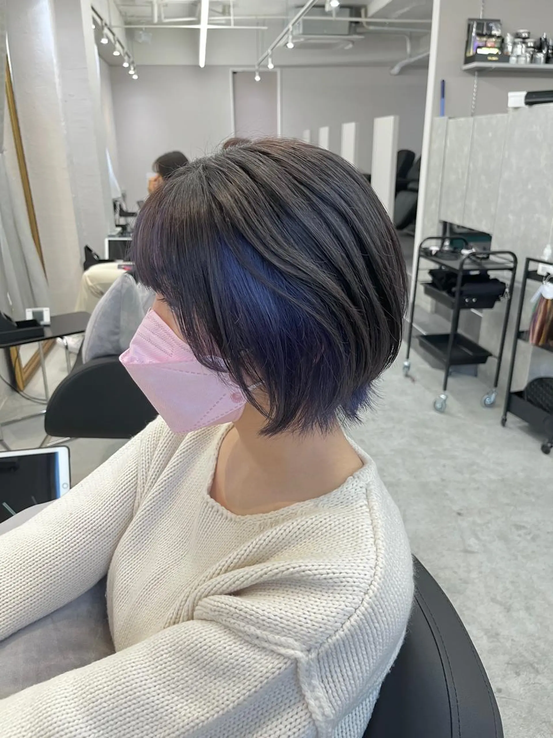 カラー グレージュ/透け感 カラー/透明感カラーのヘアスタイル