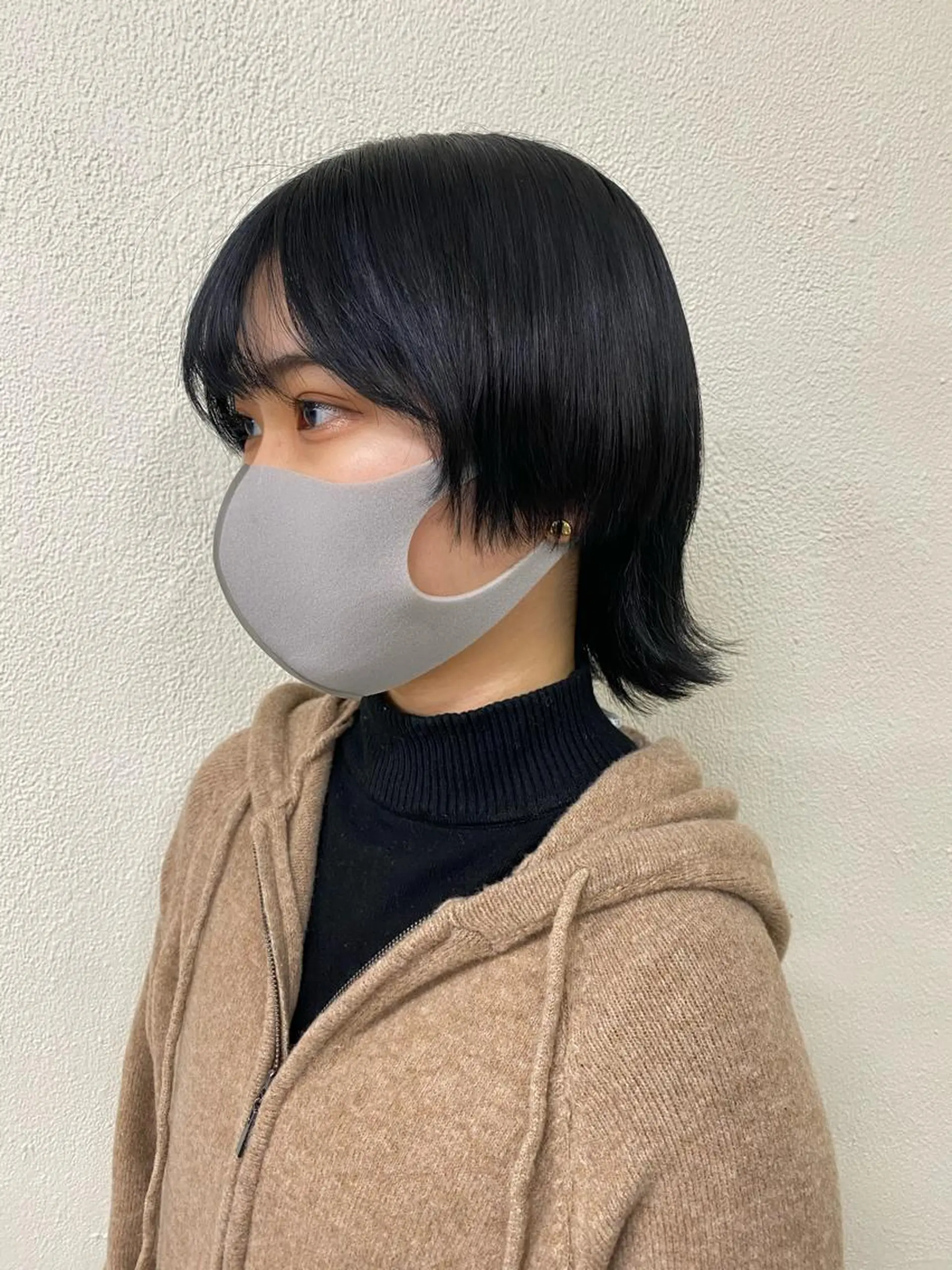 ショート カラー レイヤーウルフ エクステ磯部のヘアスタイル