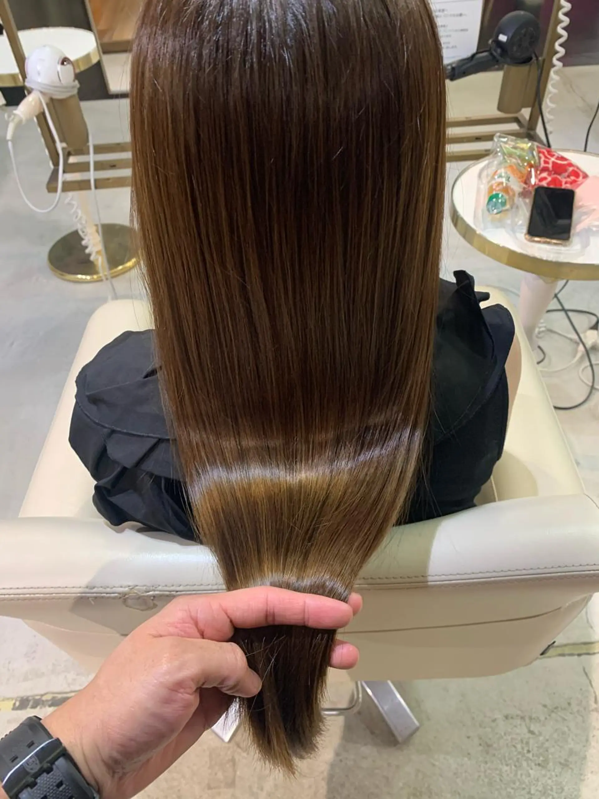 ロング カラー アクアカラー 髪質改善 トリートメント カット トリートメント ボブ/大人ヘア k-two濱田のヘアスタイル