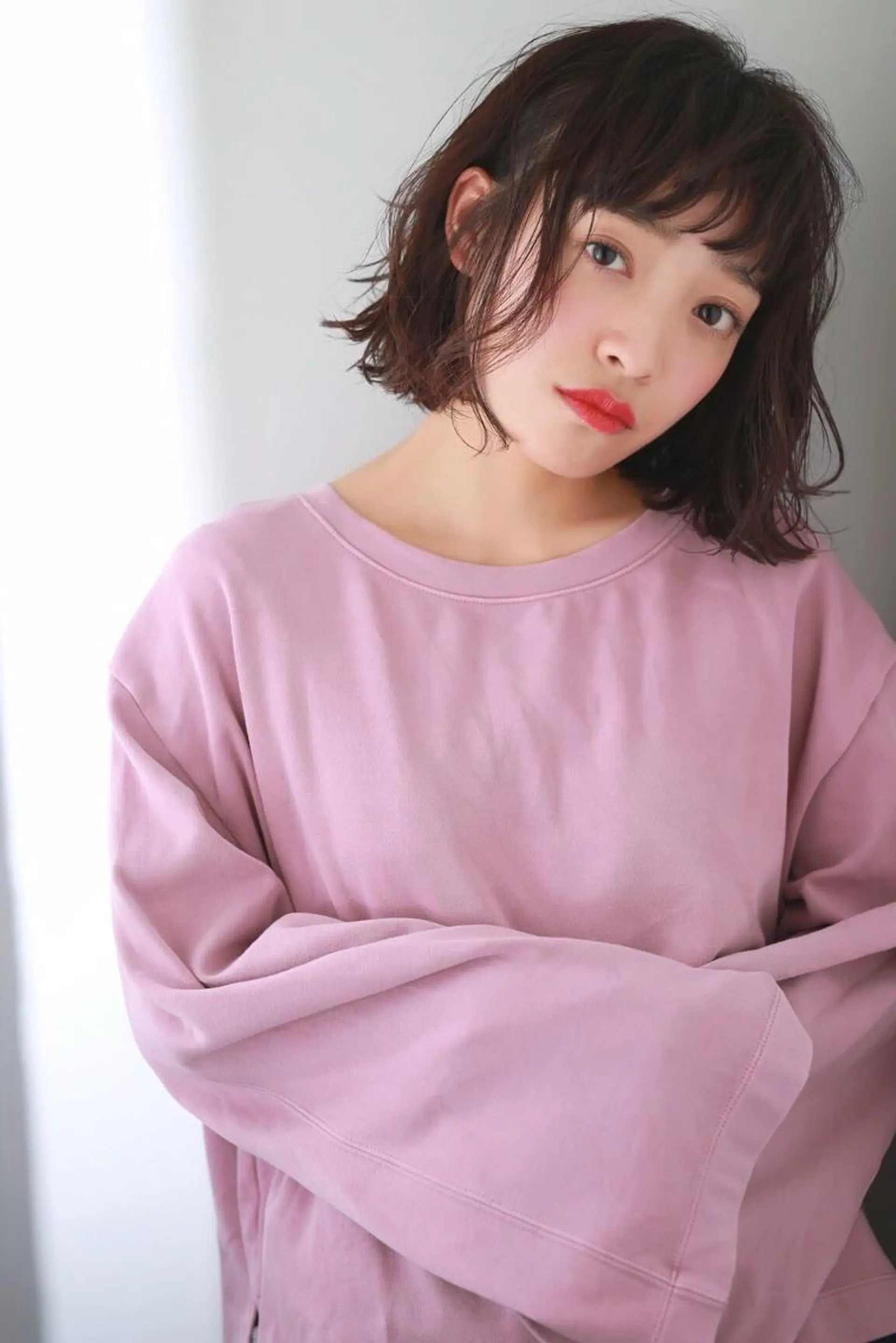 ミディアム カラー レイヤーカット✂️ 横浜No1♡下鳥翔子のヘアスタイル