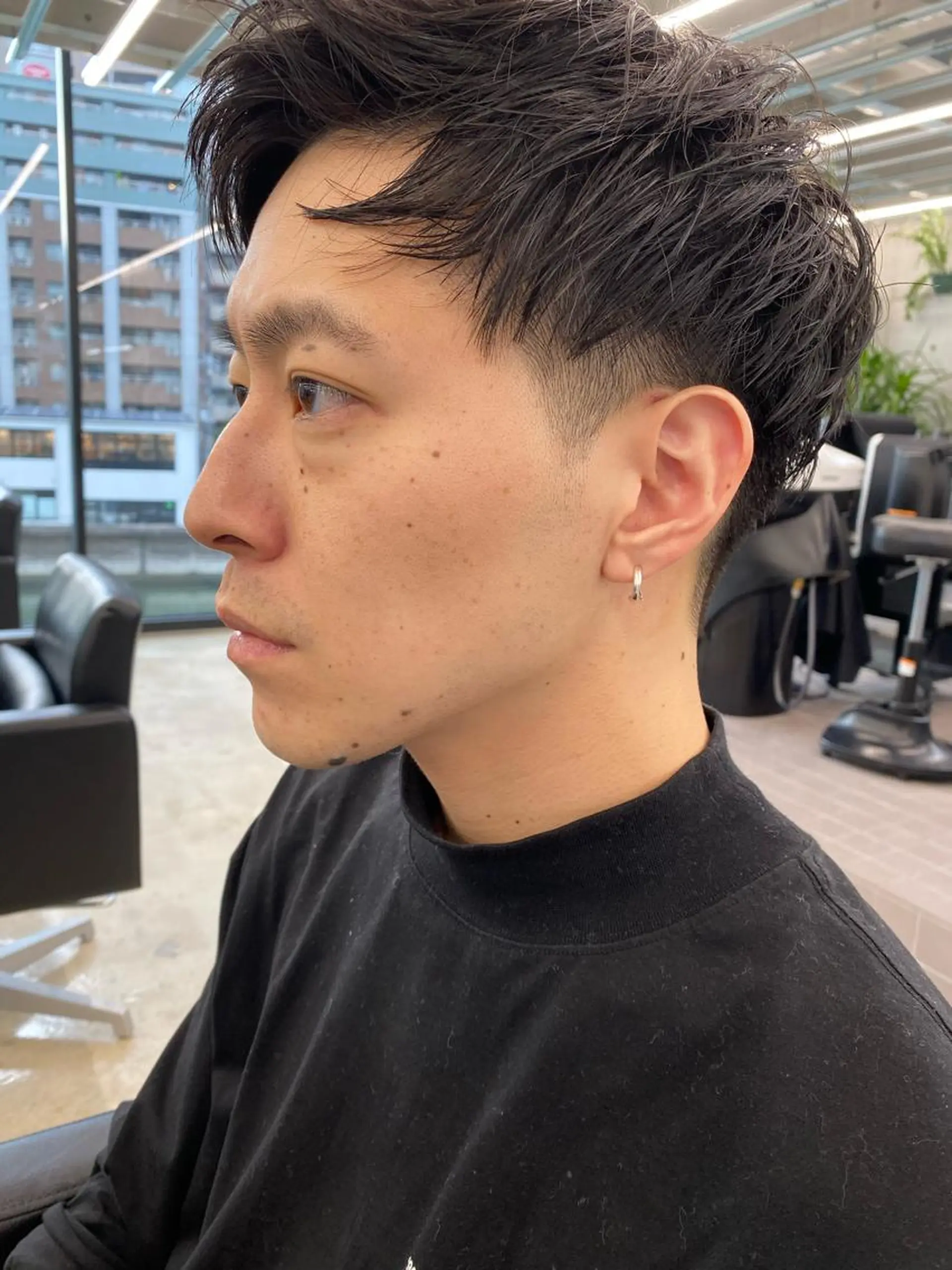 ショート メンズ 刈り上げ 似合わせカット レイヤー/ボブのヘアスタイル