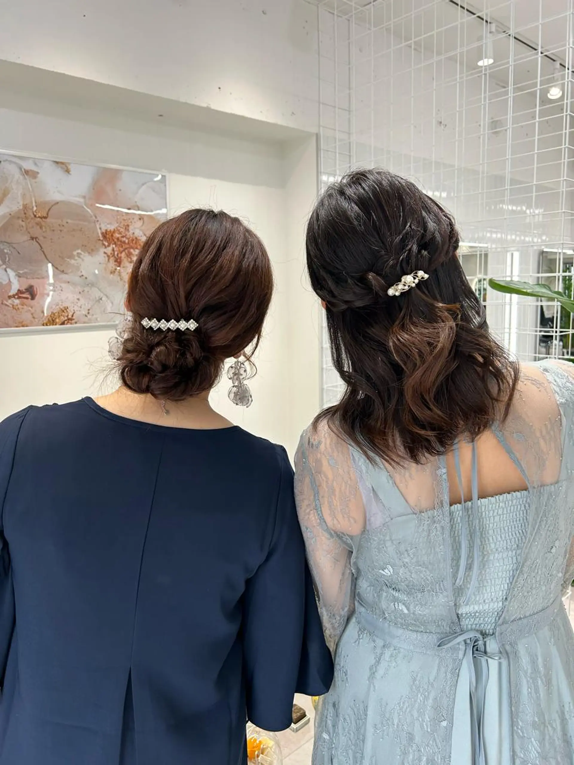 ロング カラー ヘアアレンジ 卒業式ヘアセット🎀 ヘアアレンジのヘアスタイル