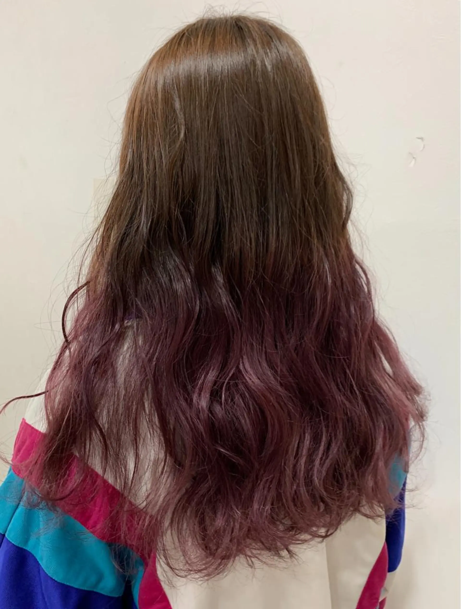 ロング カラー 脱白髪染め美容師 竹内涼乃のヘアスタイル