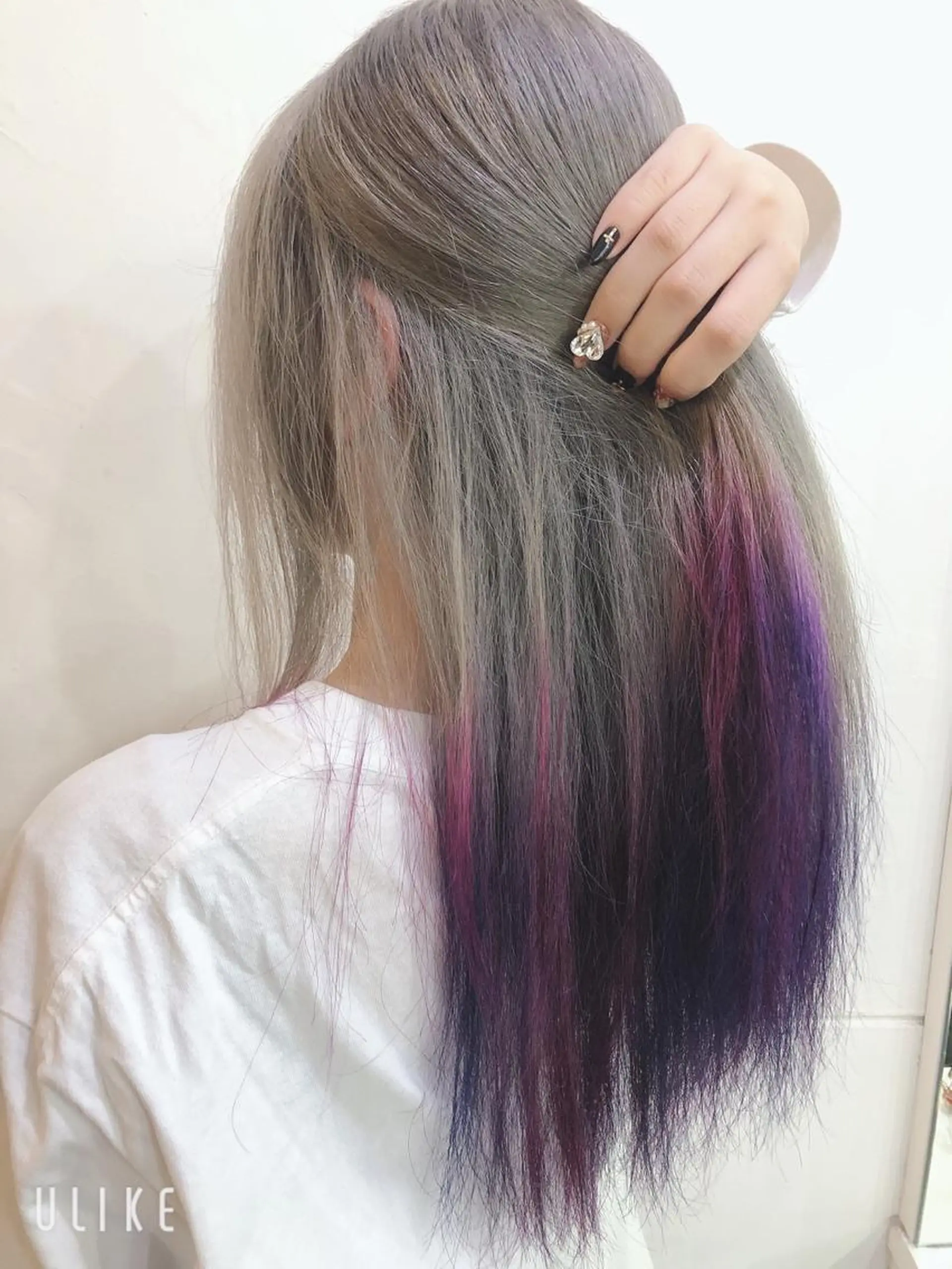 ロング ヘアカラー トリートメント 吉田 典弘のヘアスタイル