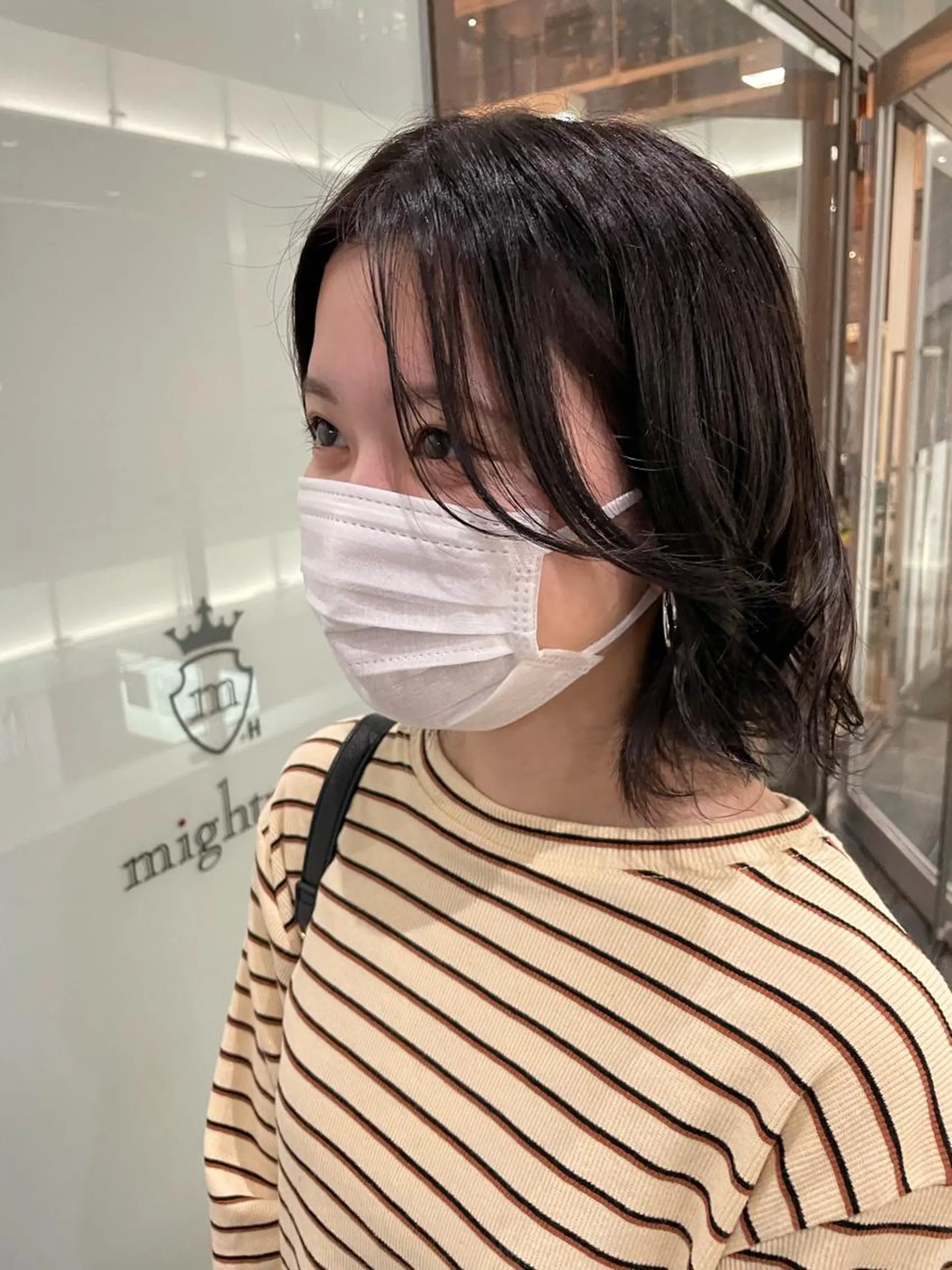 ショート ボブレイヤー ボブ レイヤーカット 不破一輝/栄/矢場町 ボブ/レイヤー/艶髪のヘアスタイル