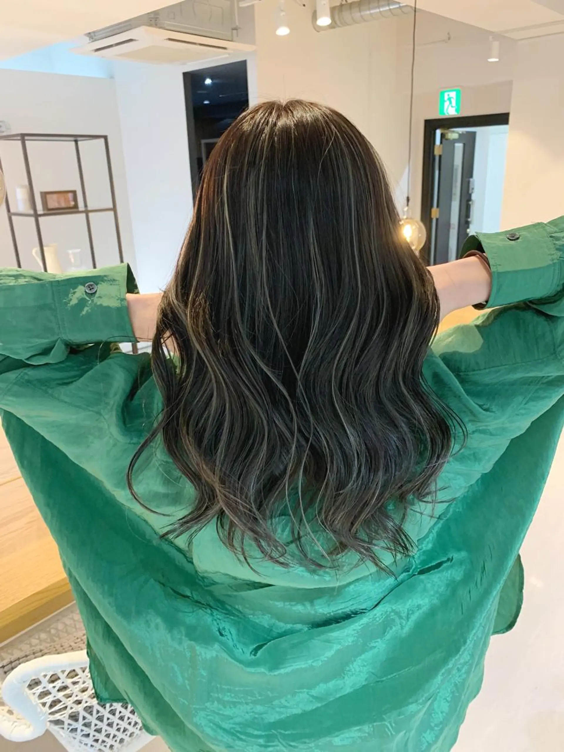ロング カラー カット ヘアカラー トリートメント schon 仙台のヘアスタイル