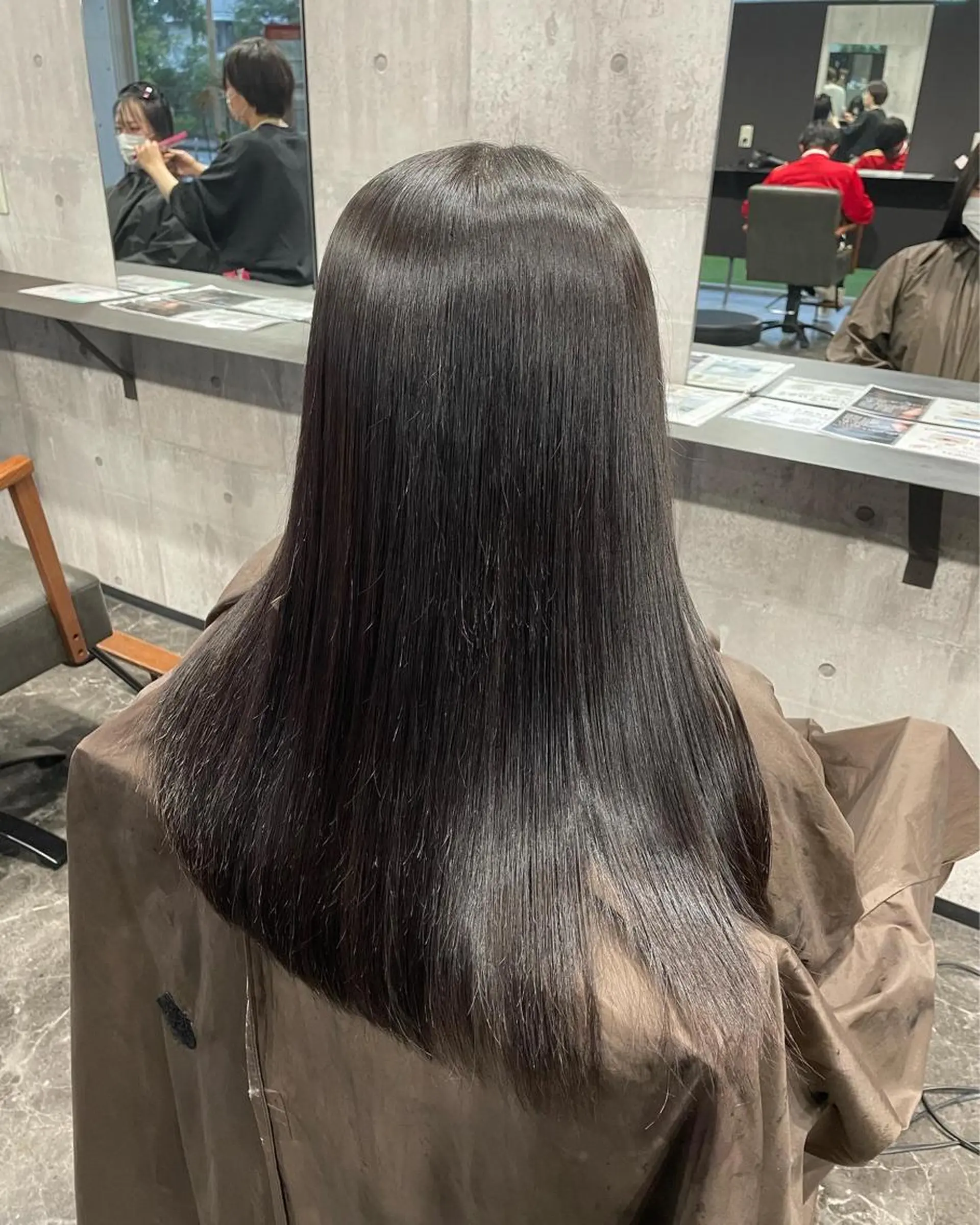 ロング 髪質改善 カット 縮毛矯正 トリートメント 👾TAMURA MAAYA👾のヘアスタイル