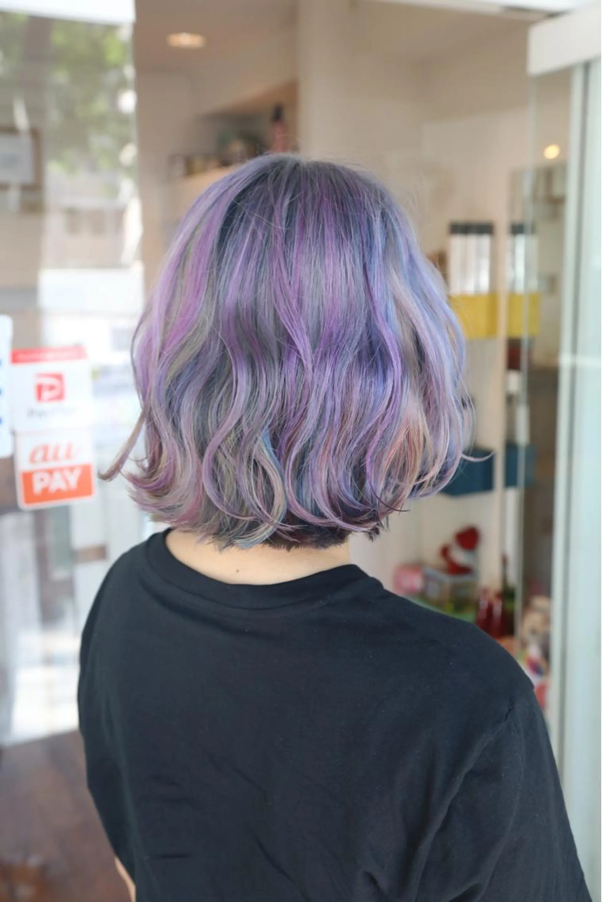 ミディアム カラー カット ヘアカラー 高野 真弥のヘアスタイル