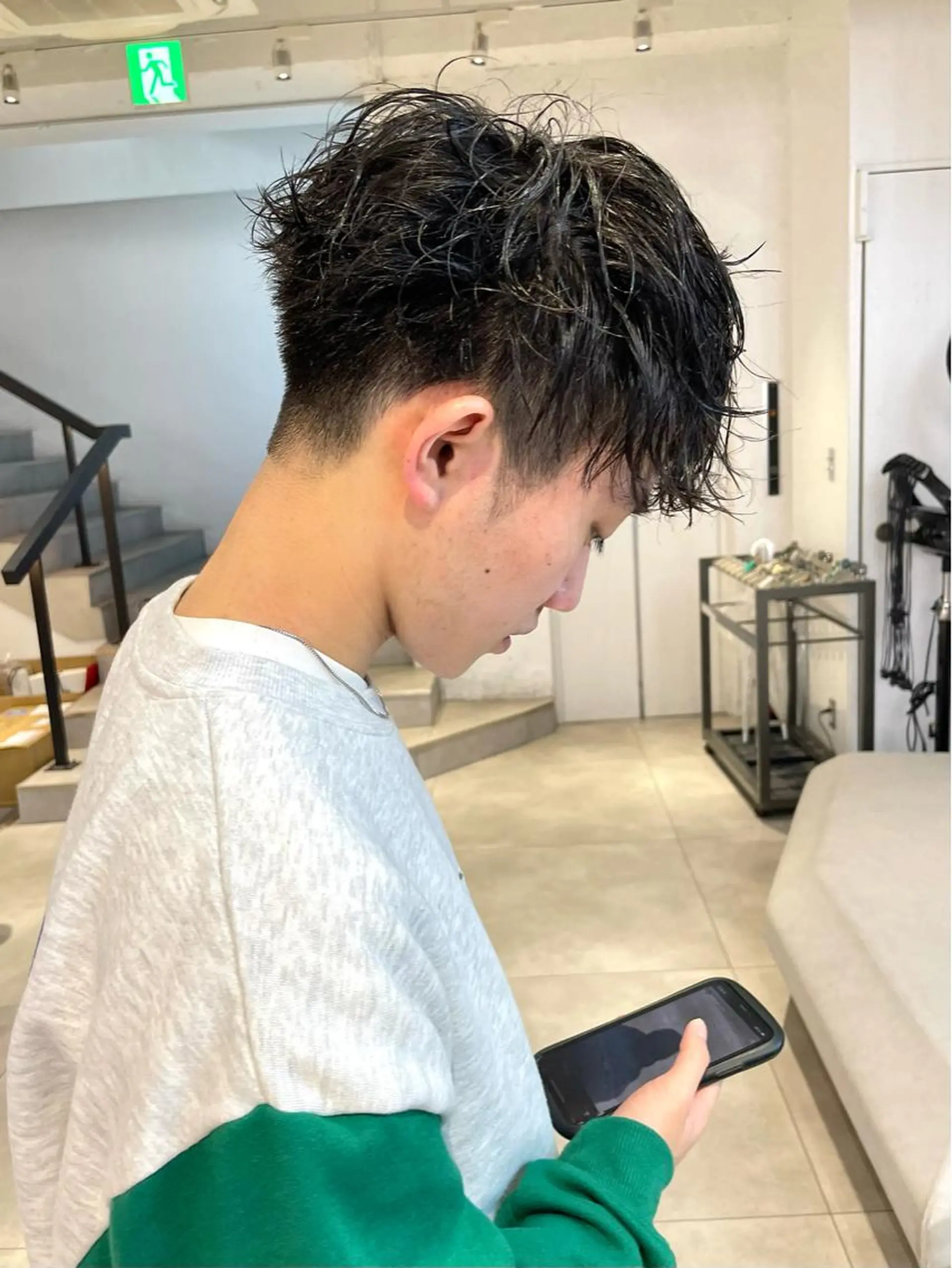 ショート パーマ メンズ 🇰🇷カルマパーマ kaito🇰🇷のヘアスタイル