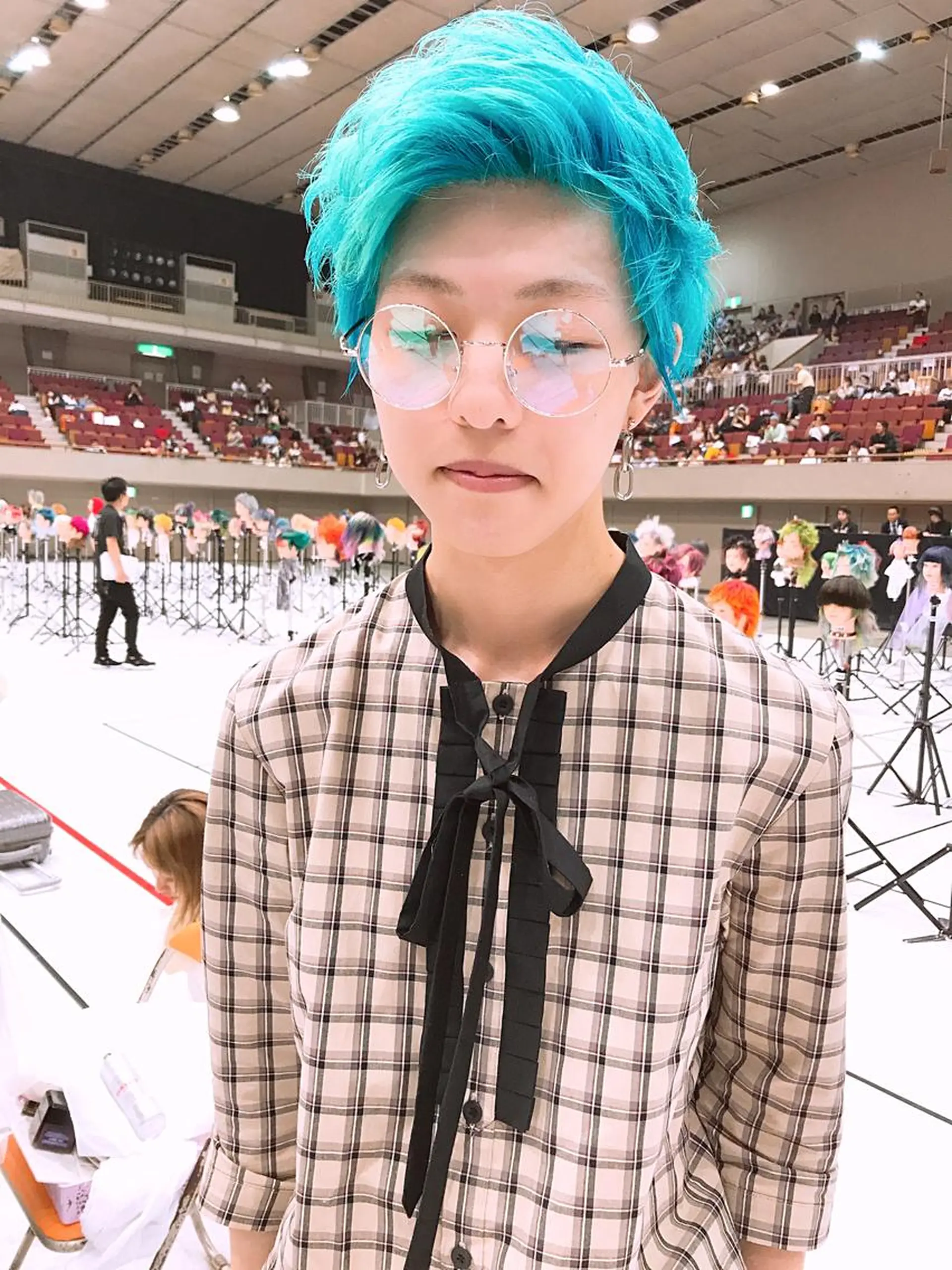 ショート カラー メンズ メンズブリーチ ブリーチ トータルビューティー K:R鶴川のヘアスタイル