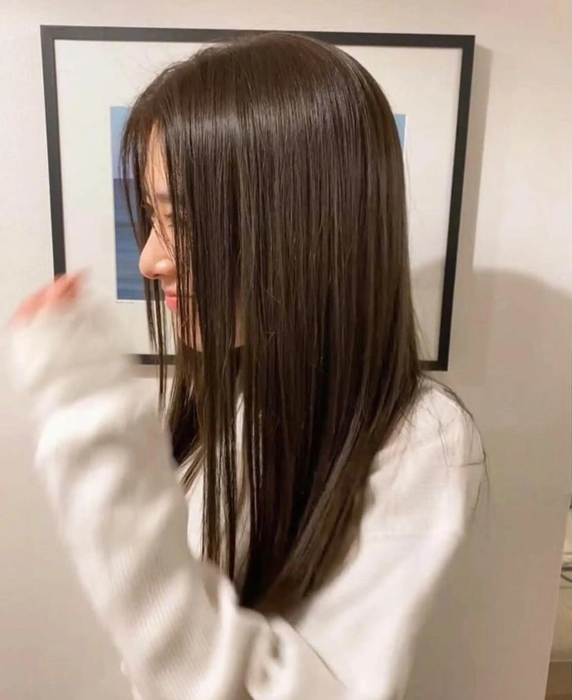 ロング カラー カット 縮毛矯正 トリートメント chiho🌛ボブ /髪質改善カラー🫧のヘアスタイル