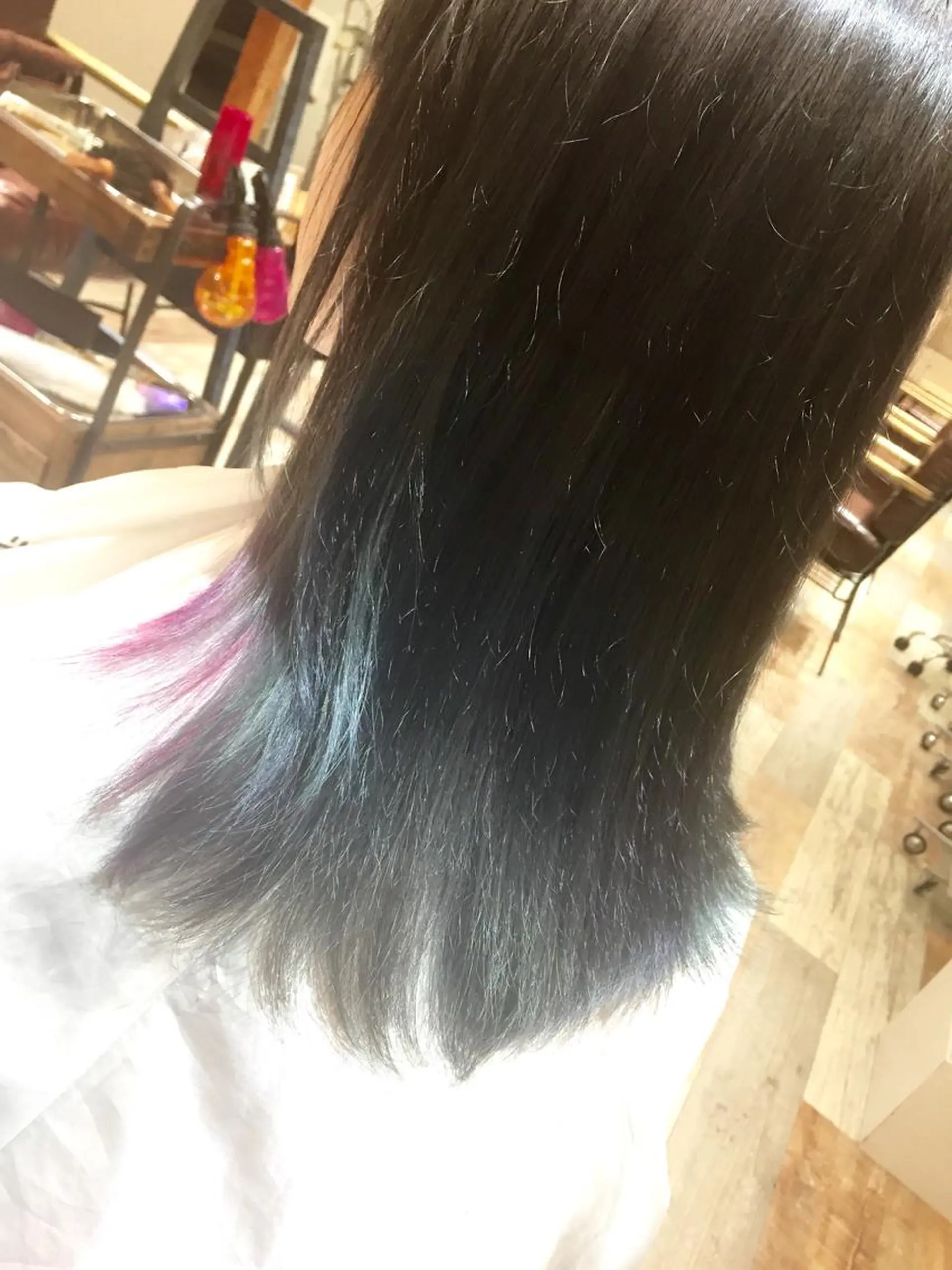 カラー ブルーカラー グラデーションカラー シルバー ハイトーン×髪質改善 KENTAのヘアスタイル