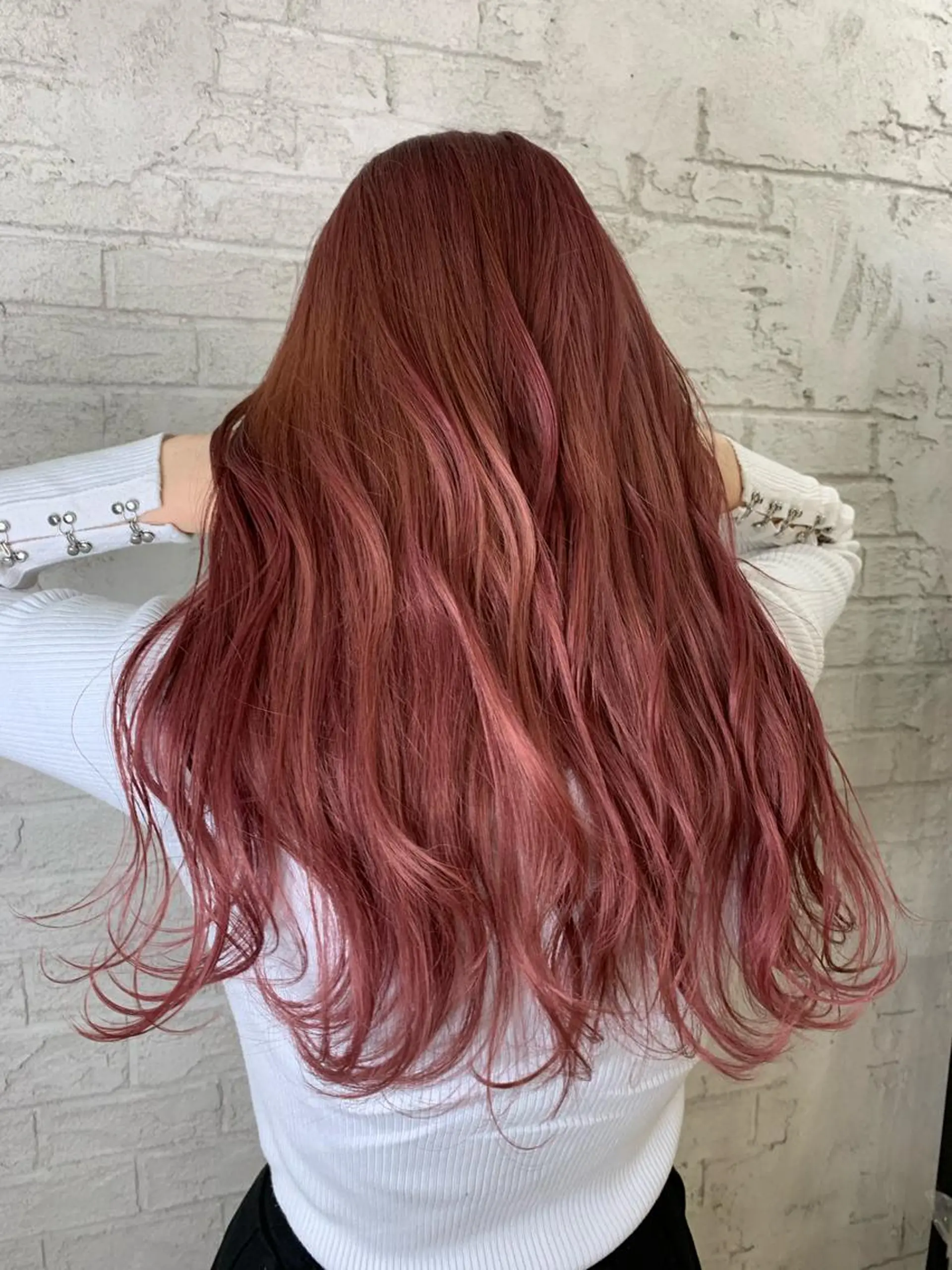 ロング アッシュ ヘアカラー 🇺🇸ハイライト特 化美容師🇺🇸漆沢のヘアスタイル