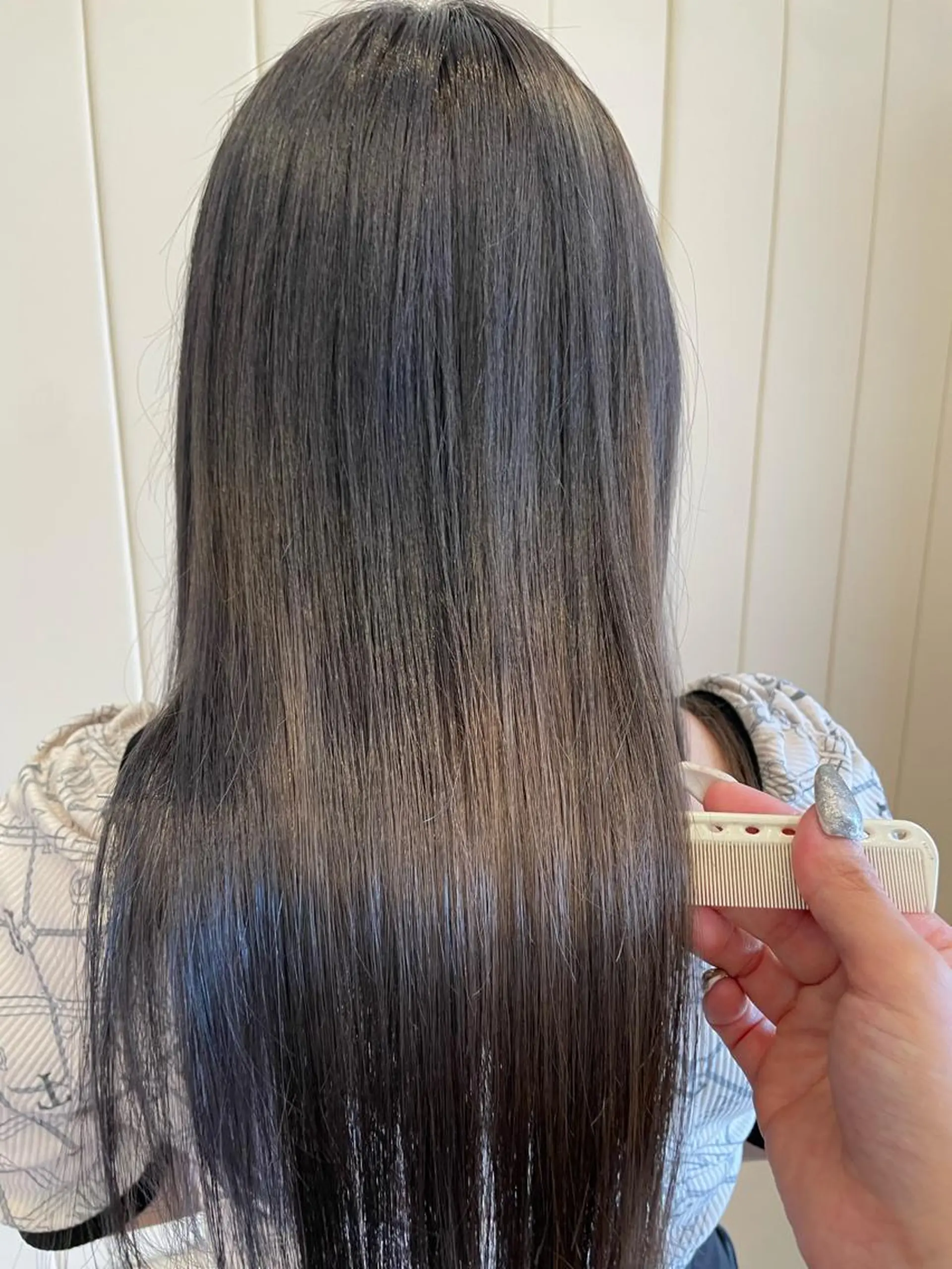 ロング カット トリートメント 福森 みずきのヘアスタイル