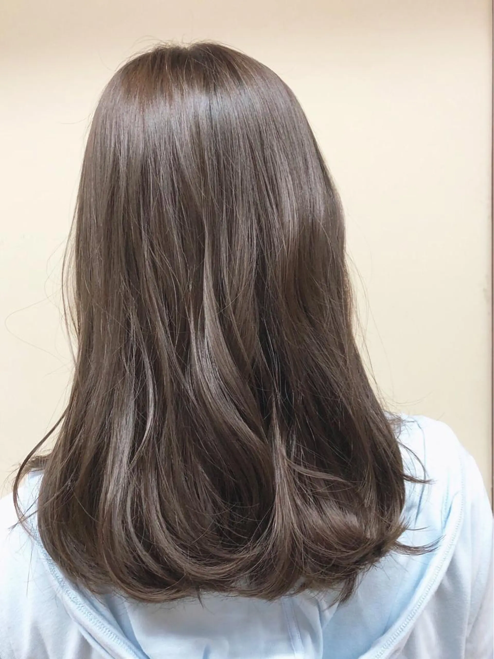 ロング カラー アッシュ ラベンダーカラー ラベンダーアッシュ 森田 一輝のヘアスタイル