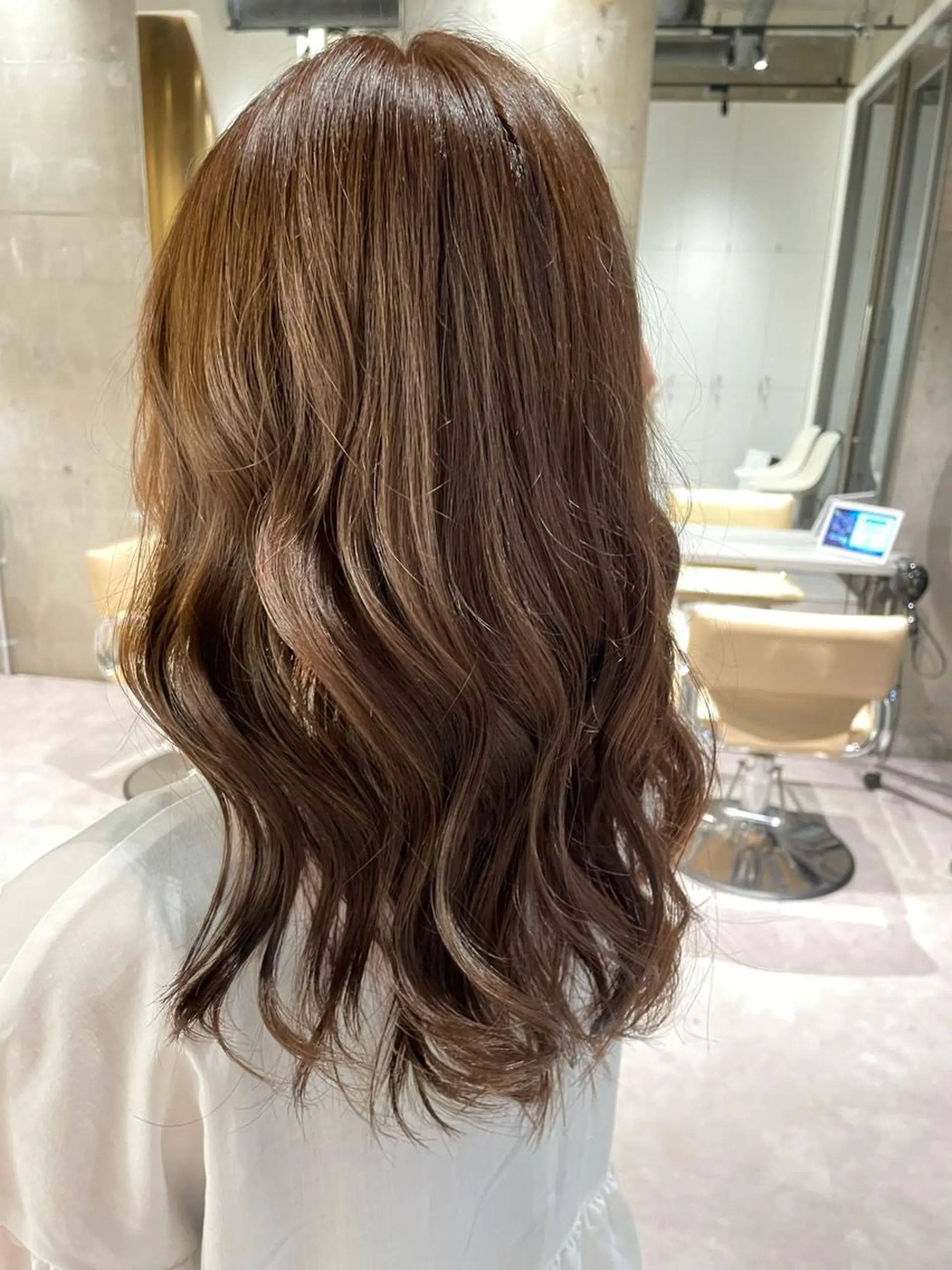 ロング カラー パーマ カット ヘアカラー トリートメント ☀️海外レイヤー 🇺🇸/ヒナコのヘアスタイル