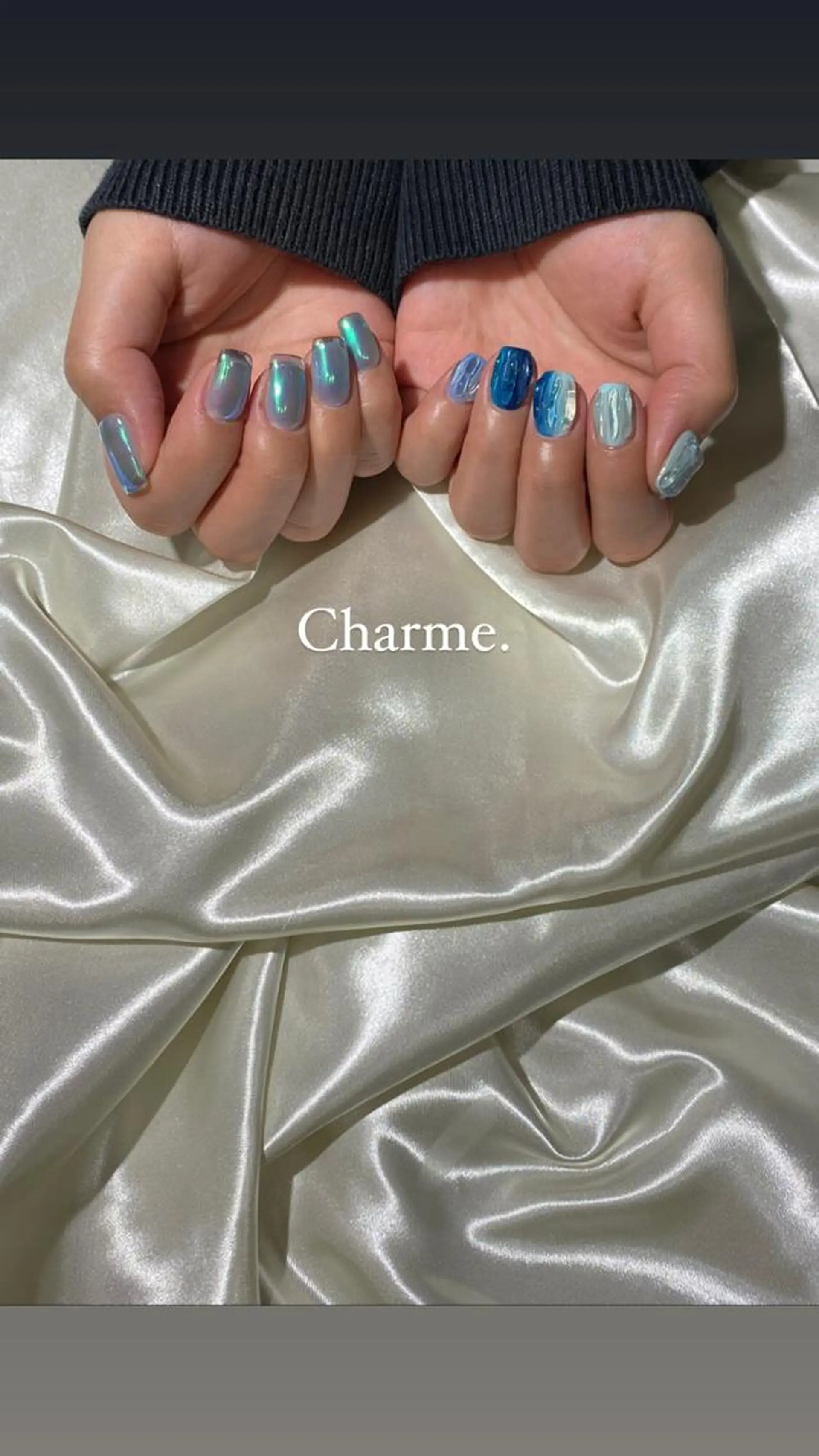 ネイル 持ち込み ニュアンスネイル Charme. NOBUKOのネイルデザイン