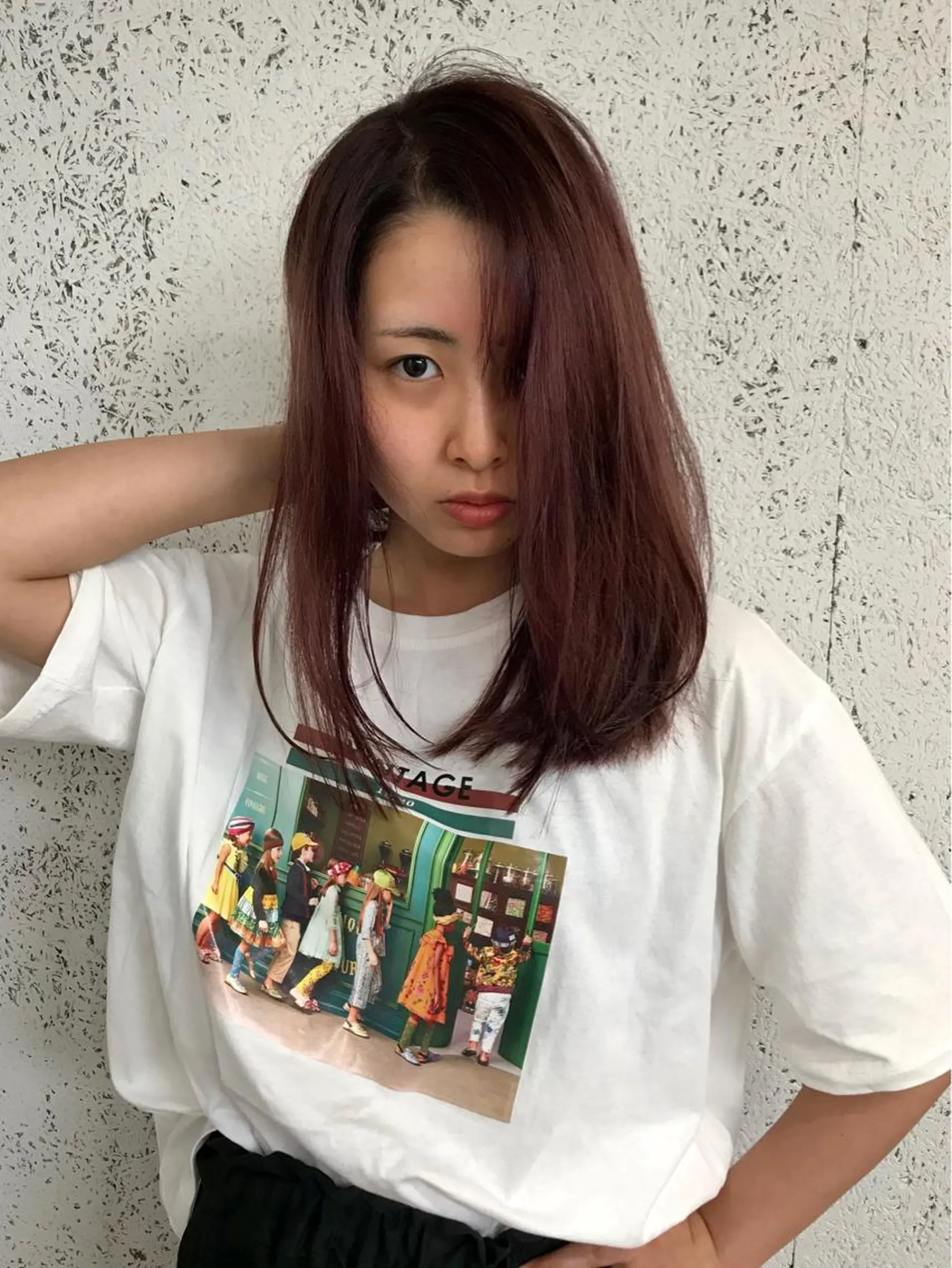 ロング カラー KOOKI スティードトーキョーのヘアスタイル