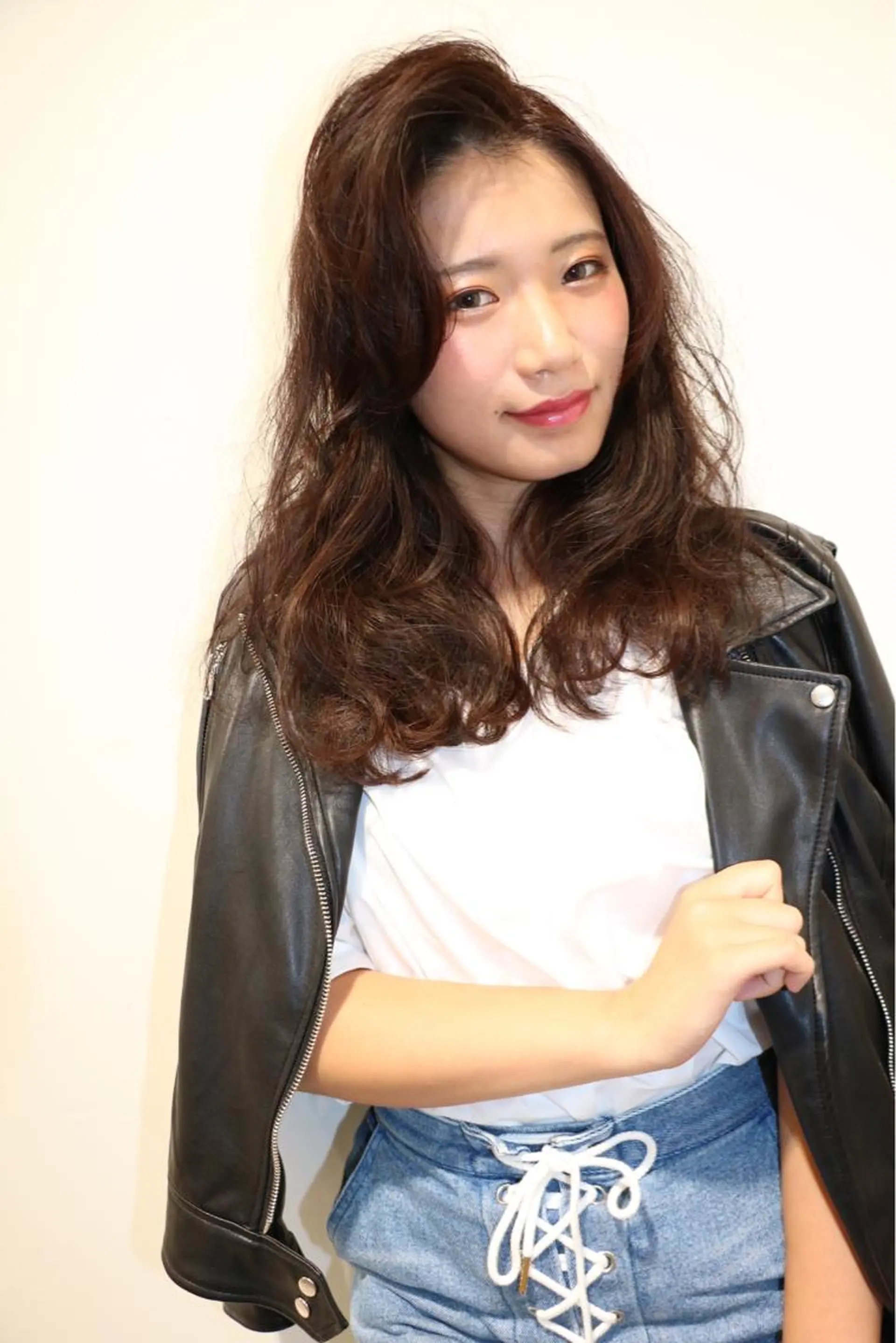 ミディアム セミロング ロング パーマ _WHITE高槻店 yusukeのヘアスタイル