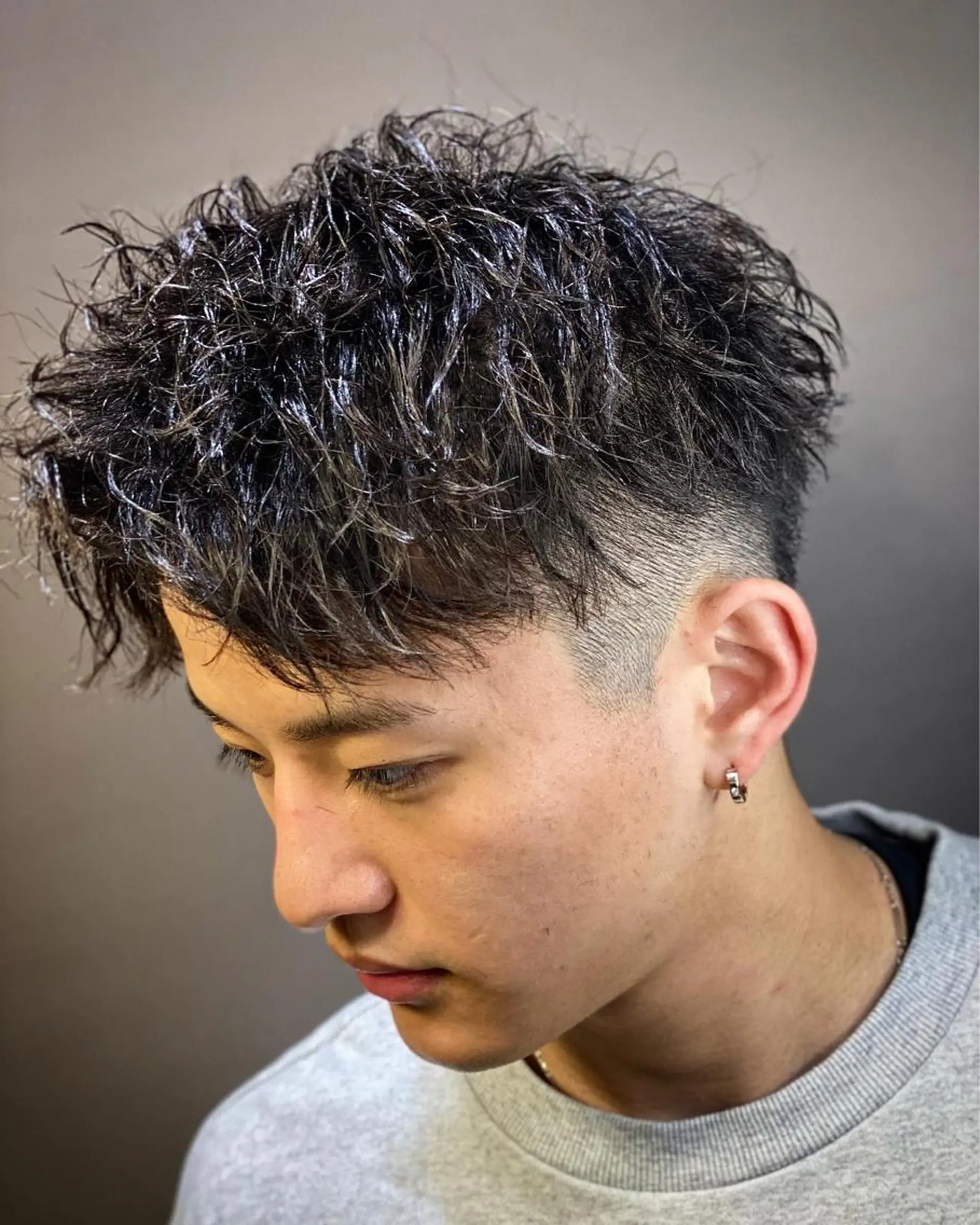 ショート パーマ 浅見 天翔のヘアスタイル