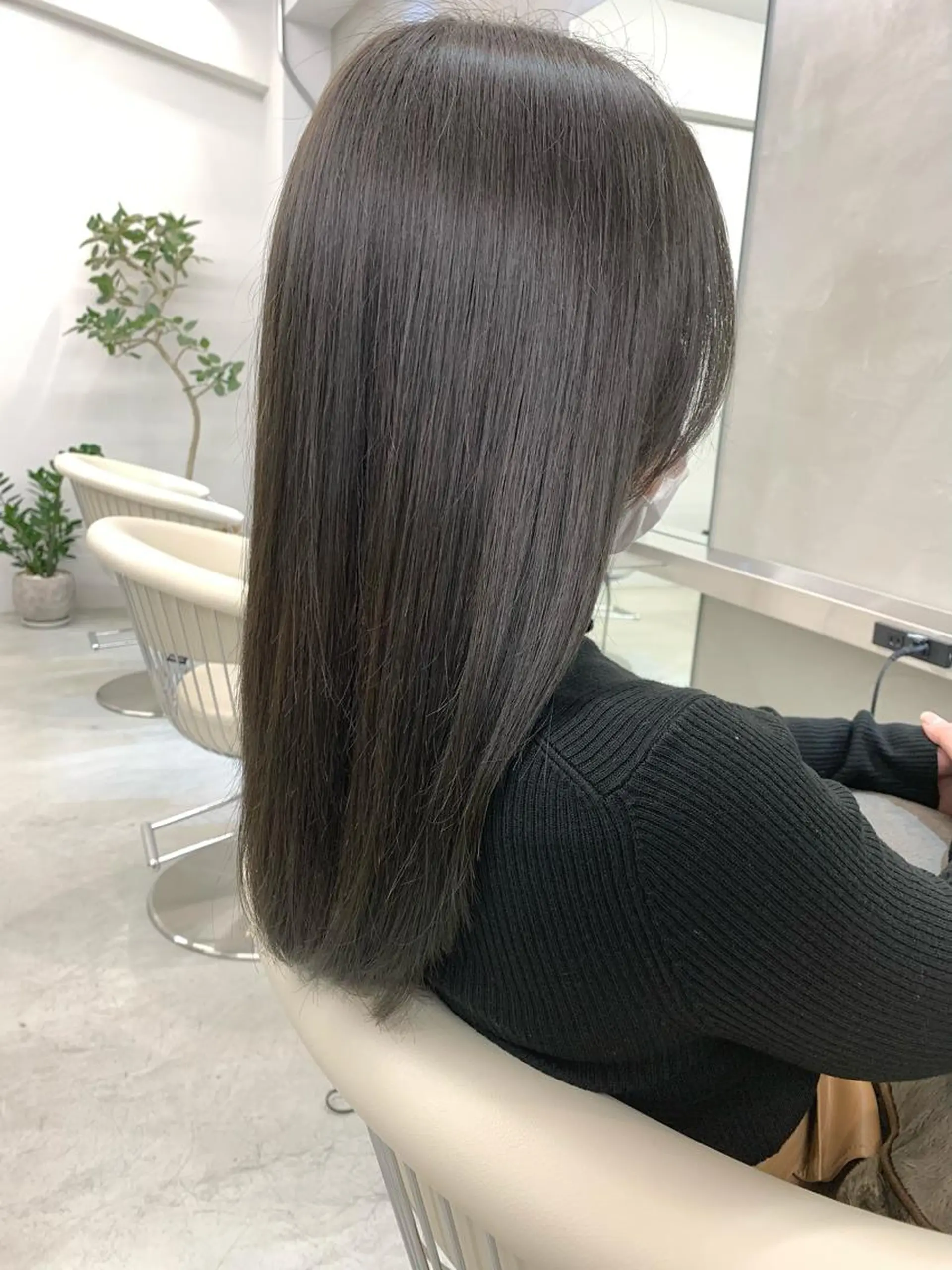 セミロング カラー カット ヘアカラー トリートメント 樫原裕二/レイヤー カット/透明感カラーのヘアスタイル