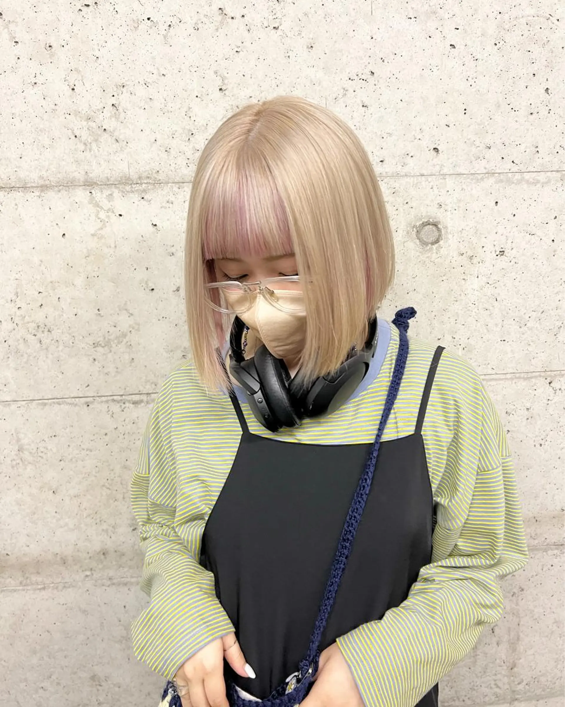 ミディアム デザイン🥇複雑履歴 ハイトーン特化のヘアスタイル