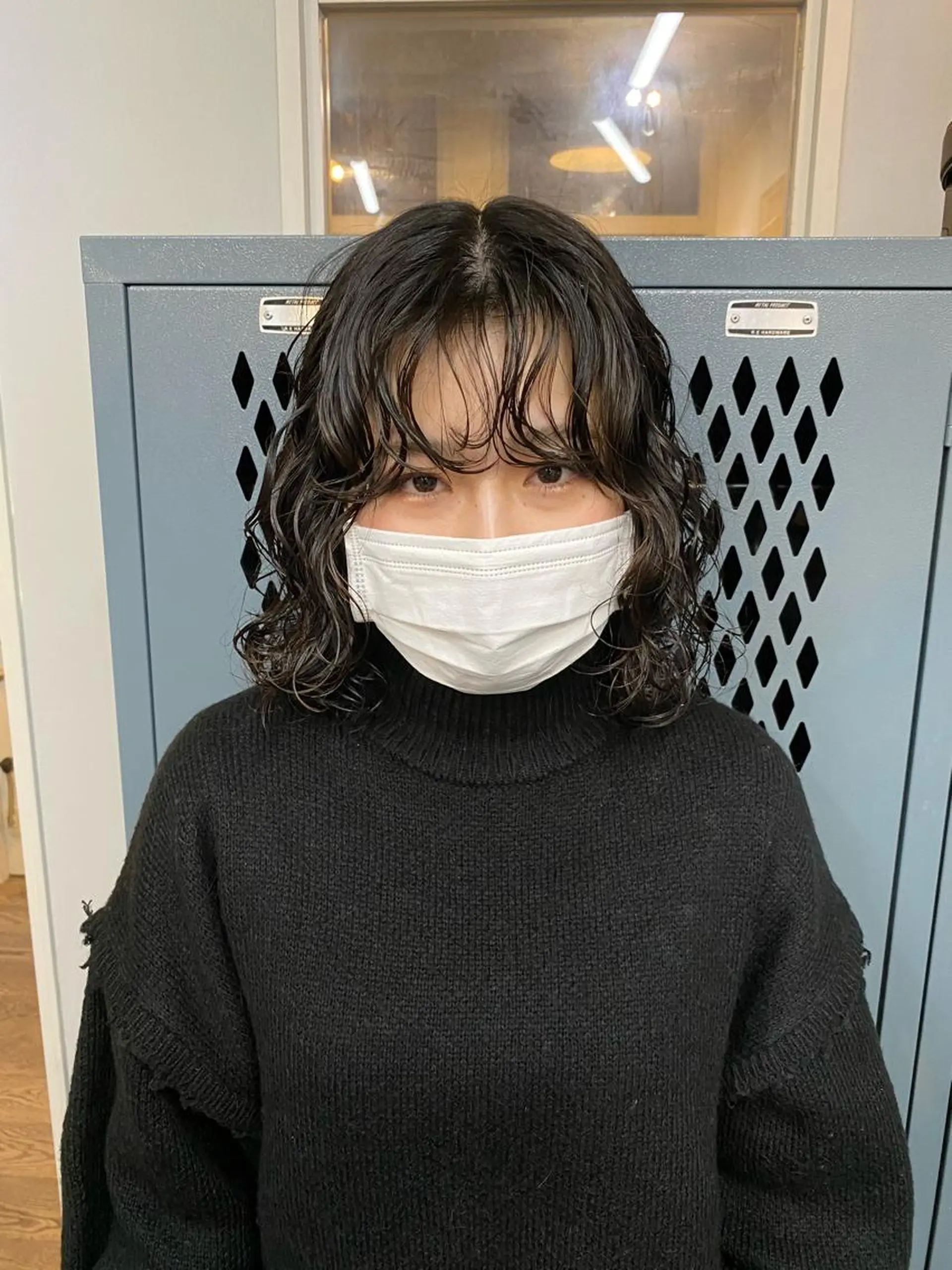 ミディアム パーマ 低ダメージパーマ ケアパーマ/武田明大のヘアスタイル