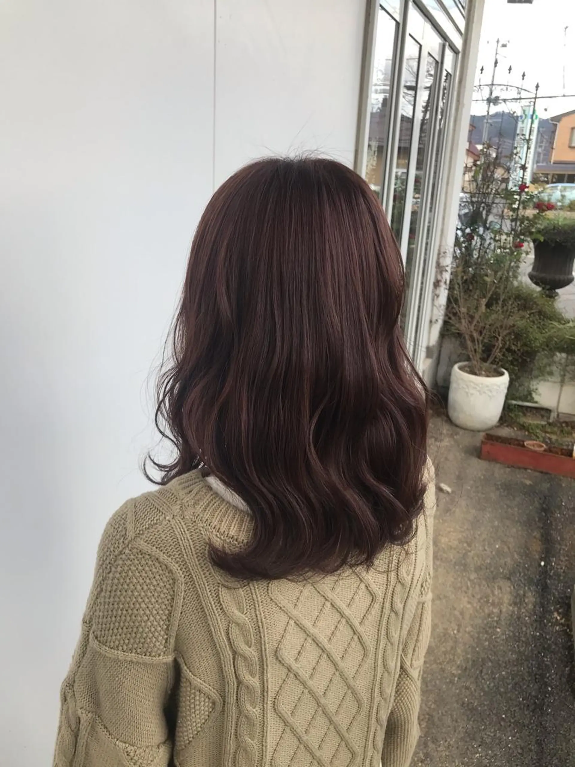 セミロング カット ヘアカラー トリートメント 下條 真のヘアスタイル