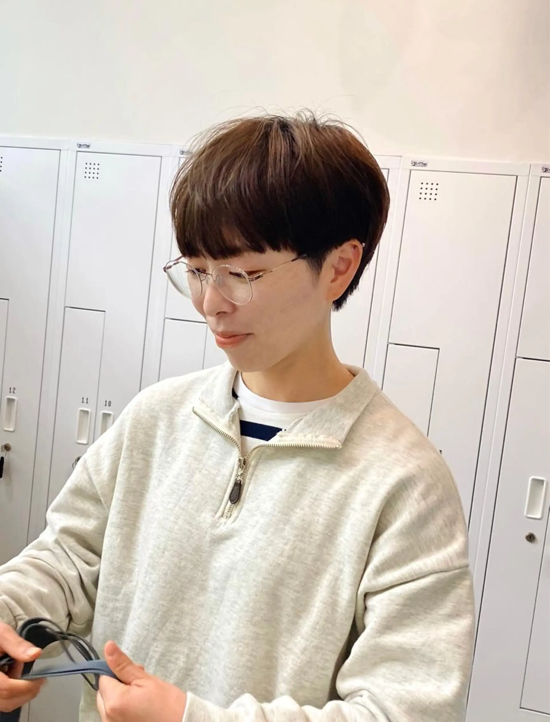 ショート ショートヘア サトウ リョウのヘアスタイル