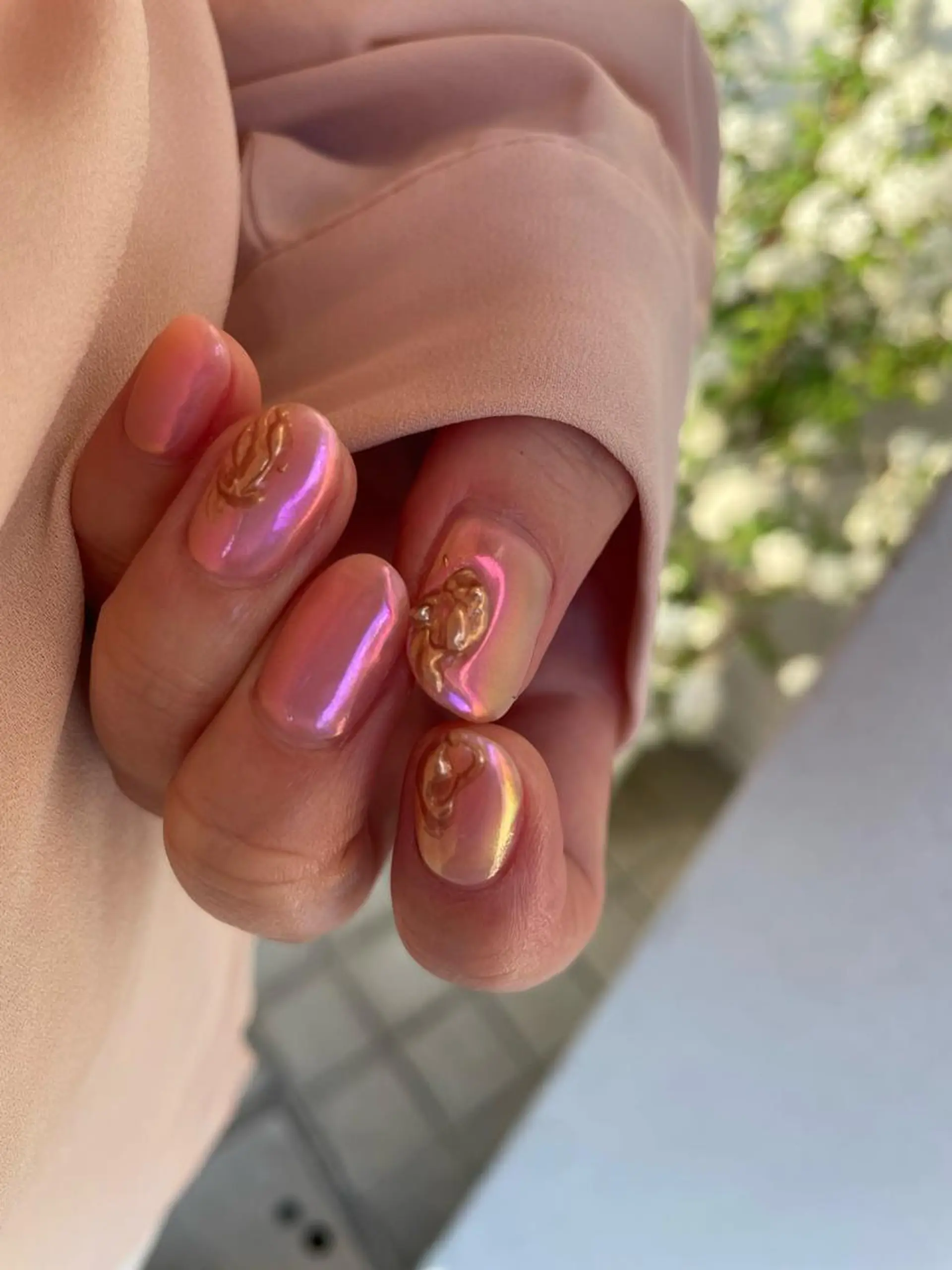 ネイル オーロラネイル Lira nailのネイルデザイン