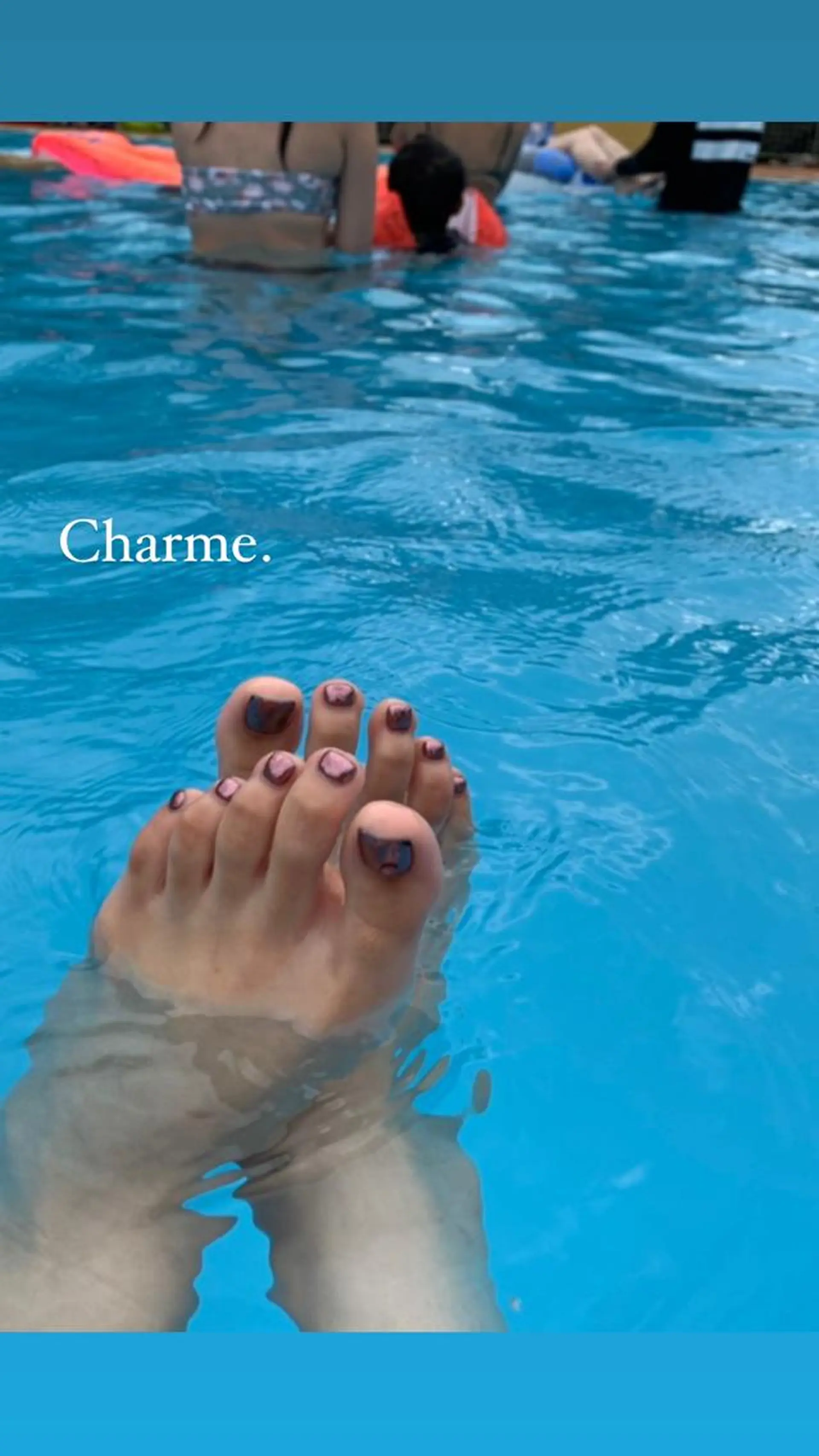 ネイル ミラーネイル フットネイル Charme. NOBUKOのネイルデザイン