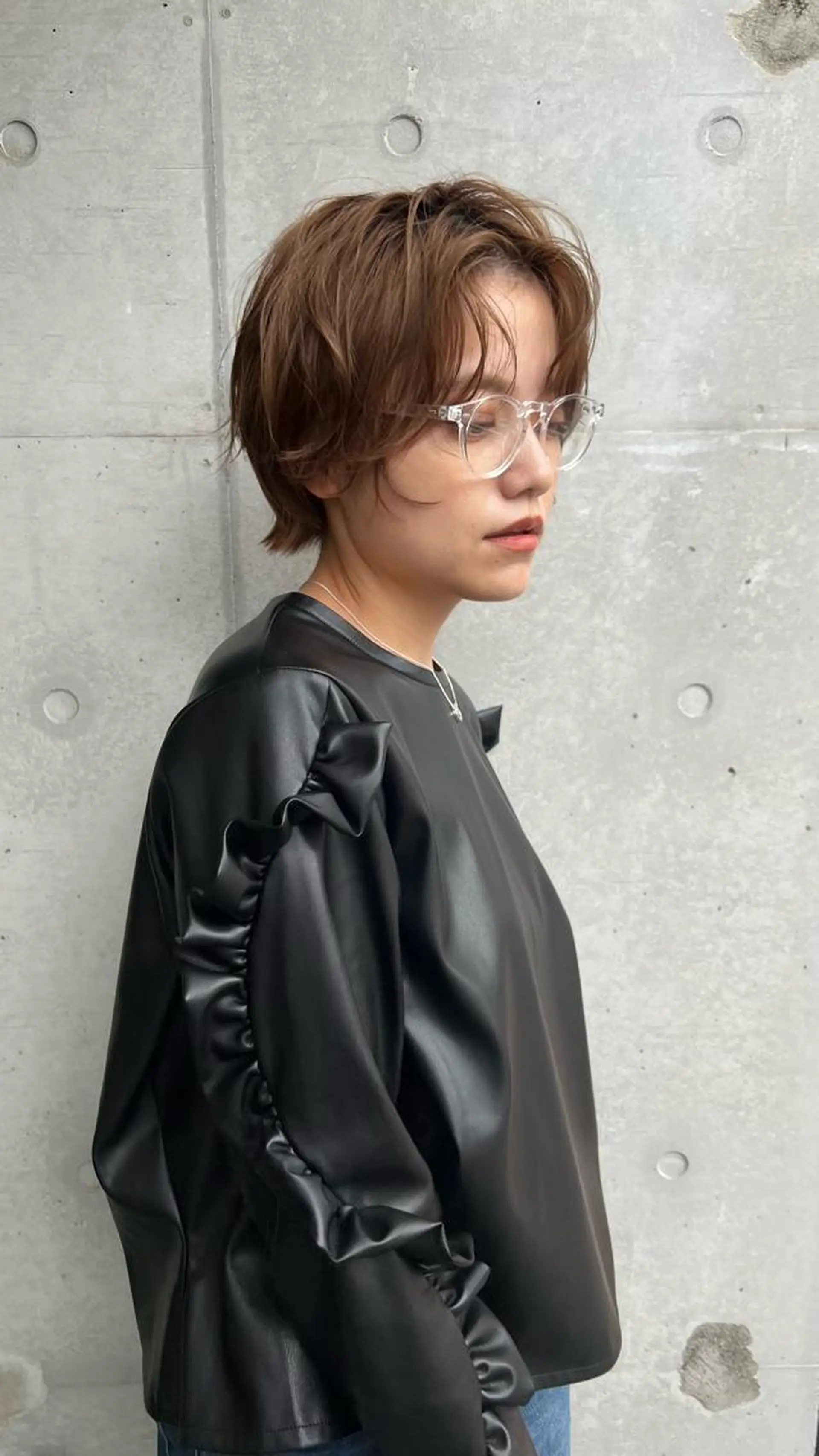 ショート カラー 松村 ひかりのヘアスタイル