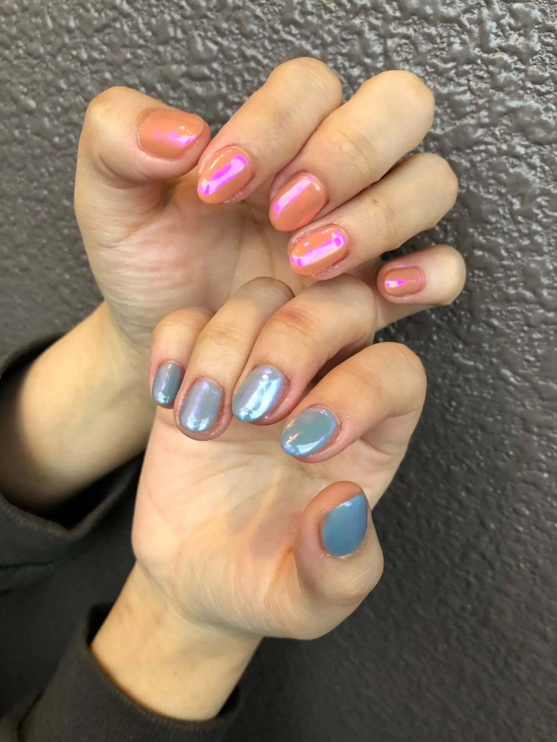 ロング カラー ヘアアレンジ ネイル マツエク・マツパ 福田 加奈のネイルデザイン