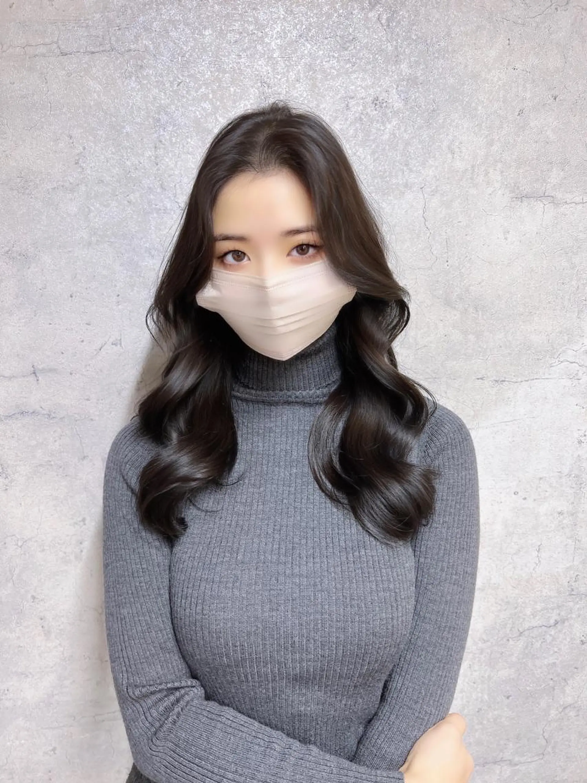 セミロング カラー 韓国レイヤー/ 顔周り💕田中将吾のヘアスタイル