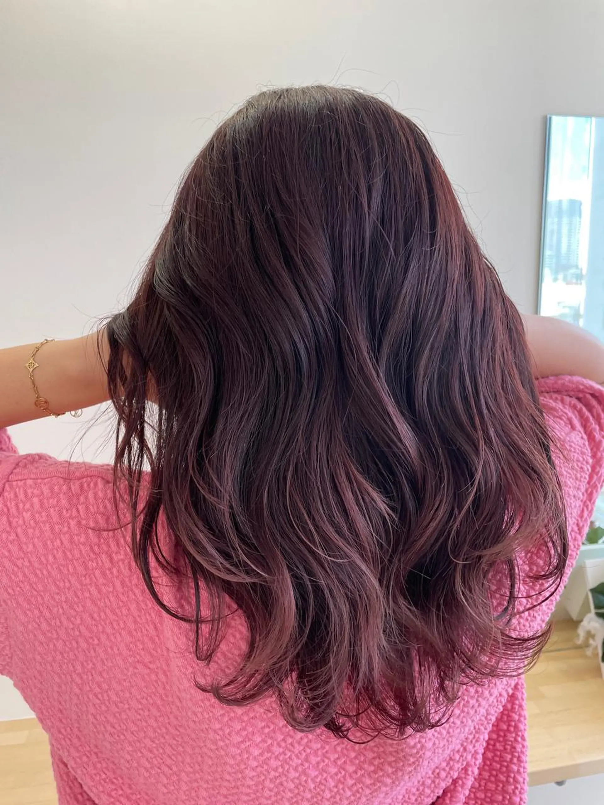 ロング カラー トリートメント 韓国ヘア/レイヤー/ ツヤカラー/ Aiのヘアスタイル