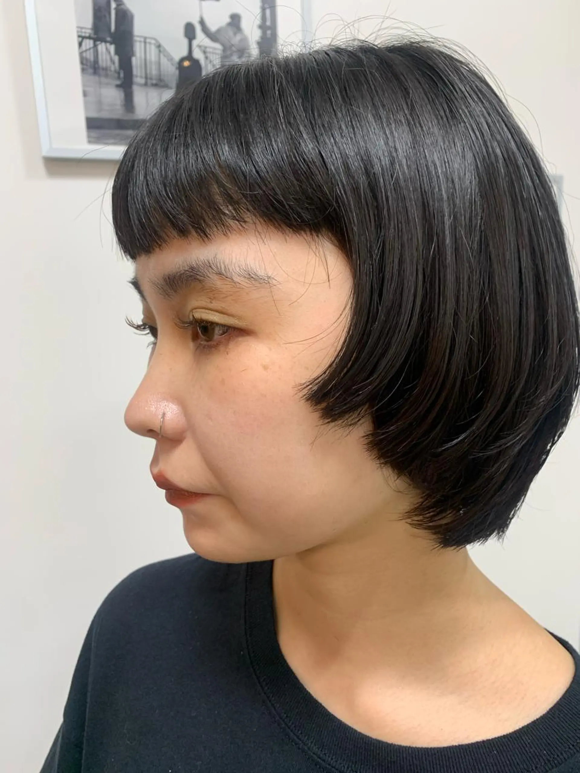 ショート カラー 平 ちひろのヘアスタイル