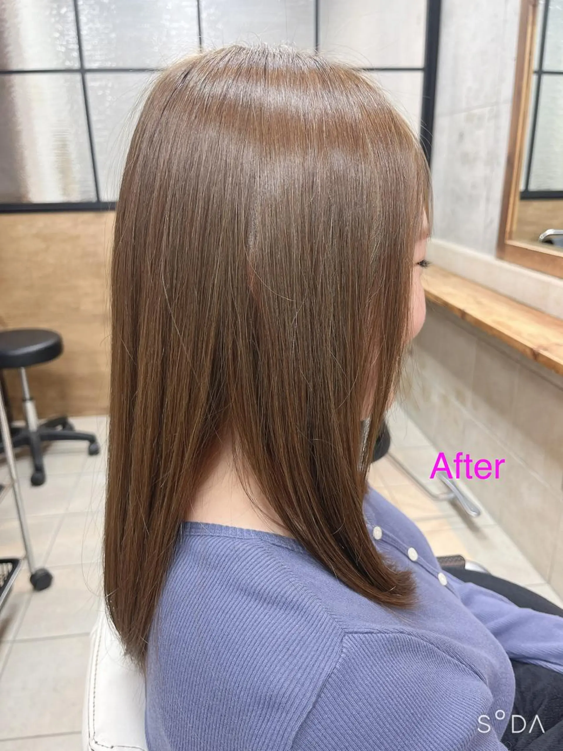 ロング カラー イルミナカラー たなか なおのヘアスタイル