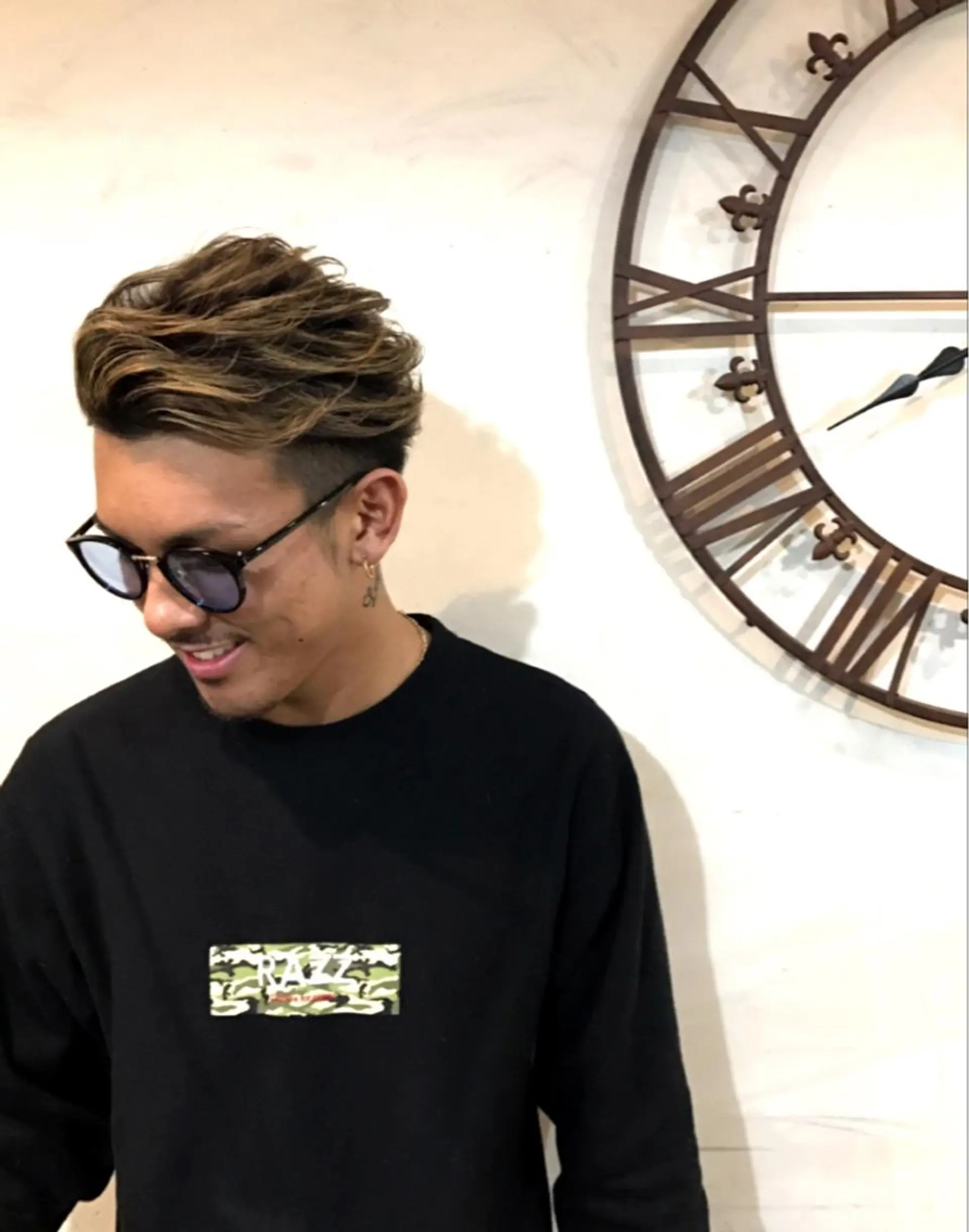 ショート カラー メンズ メンズメッシュ メッシュ Tsuyoki .のヘアスタイル