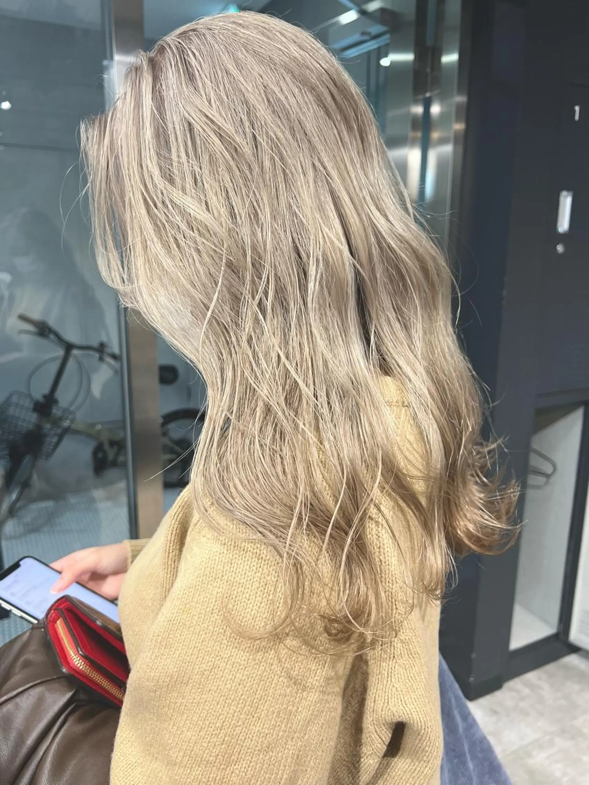 ロング カラー M IIのヘアスタイル