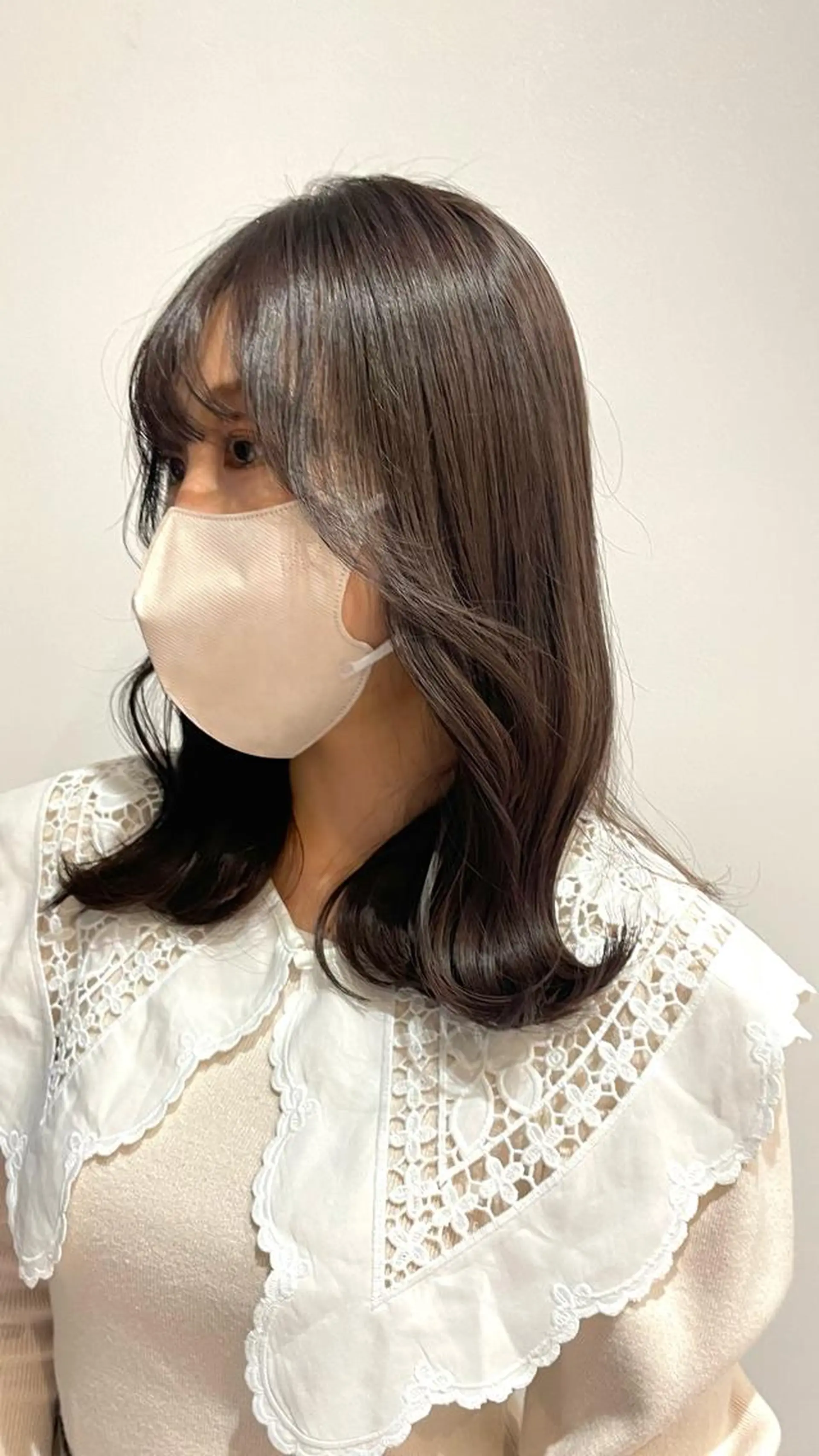 ミディアム カラー アディクシーカラー トリートメント モデルさん募集中IT byALBUM八王子のヘアスタイル