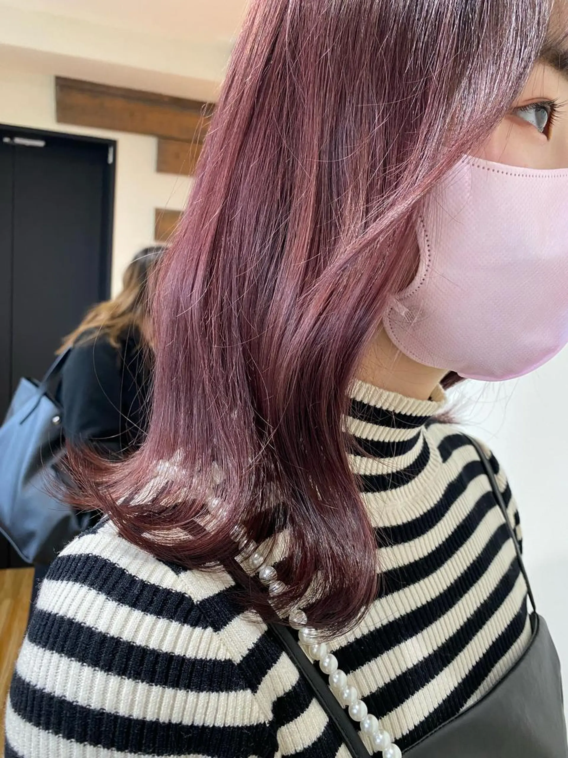 ミディアム カラー カット ヘアカラー トリートメント 三戸 修平のヘアスタイル