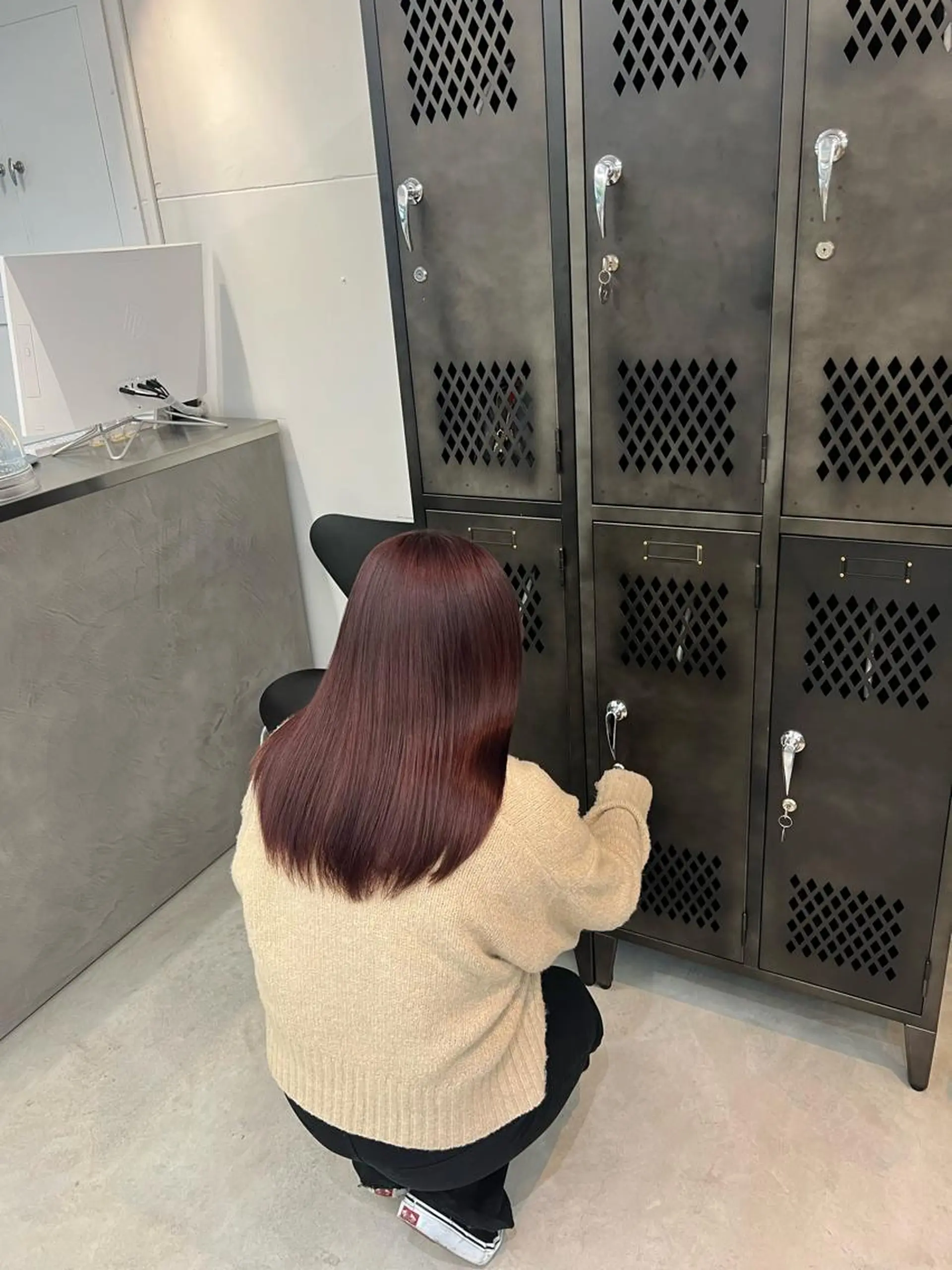 セミロング INORI @de2poのヘアスタイル