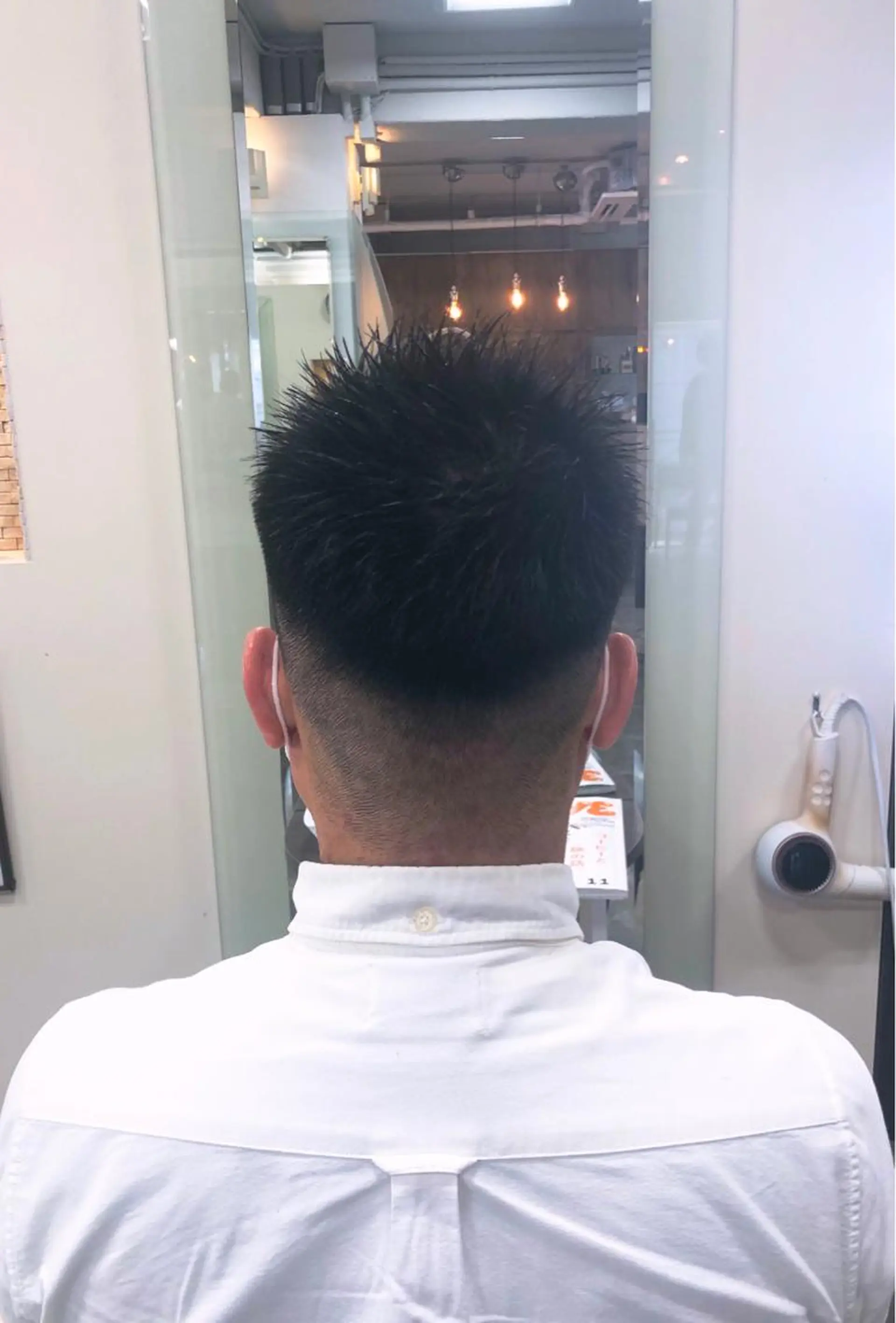 メンズ カット ヘッドスパ レイヤーカット ショート/宮本洋介のヘアスタイル