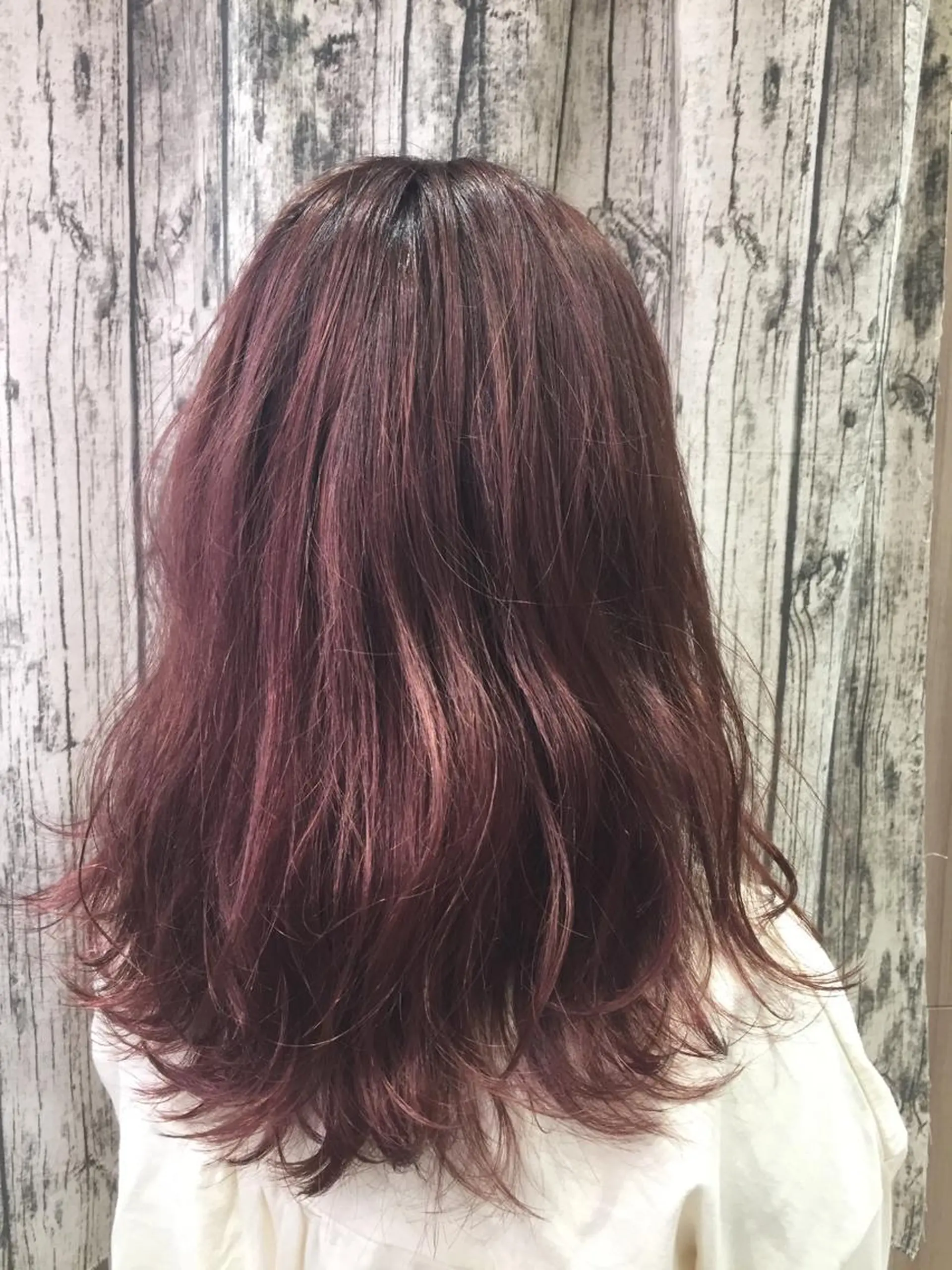 セミロング カラー ヘアアレンジ ピンクカラー バイオレットカラー メンズパーマ特化/ メッシュ/薫/店長のヘアスタイル