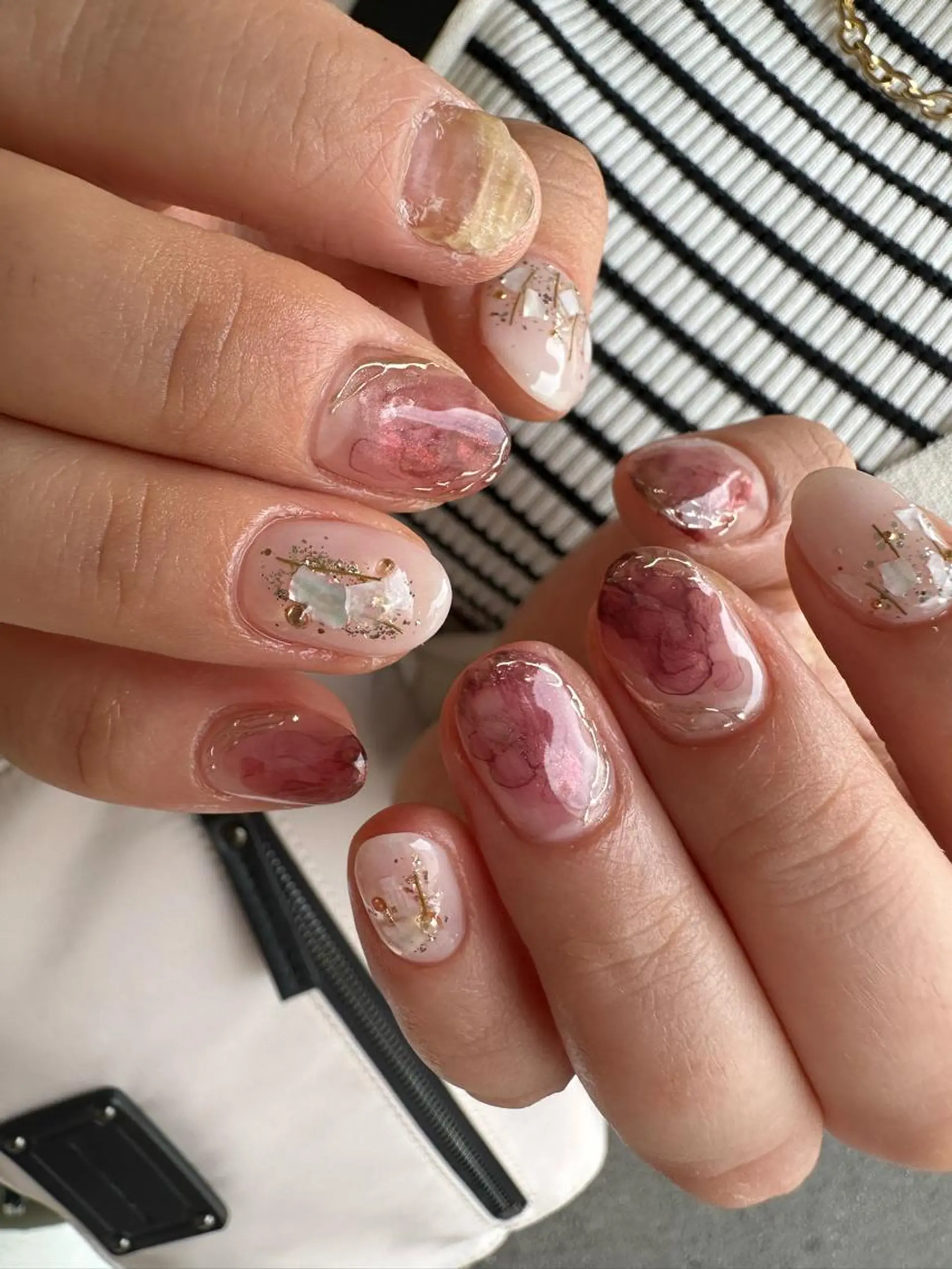 ロング カラー ヘアアレンジ キッズ ネイル マツエク・マツパ アイブロウ 福田 加奈のネイルデザイン