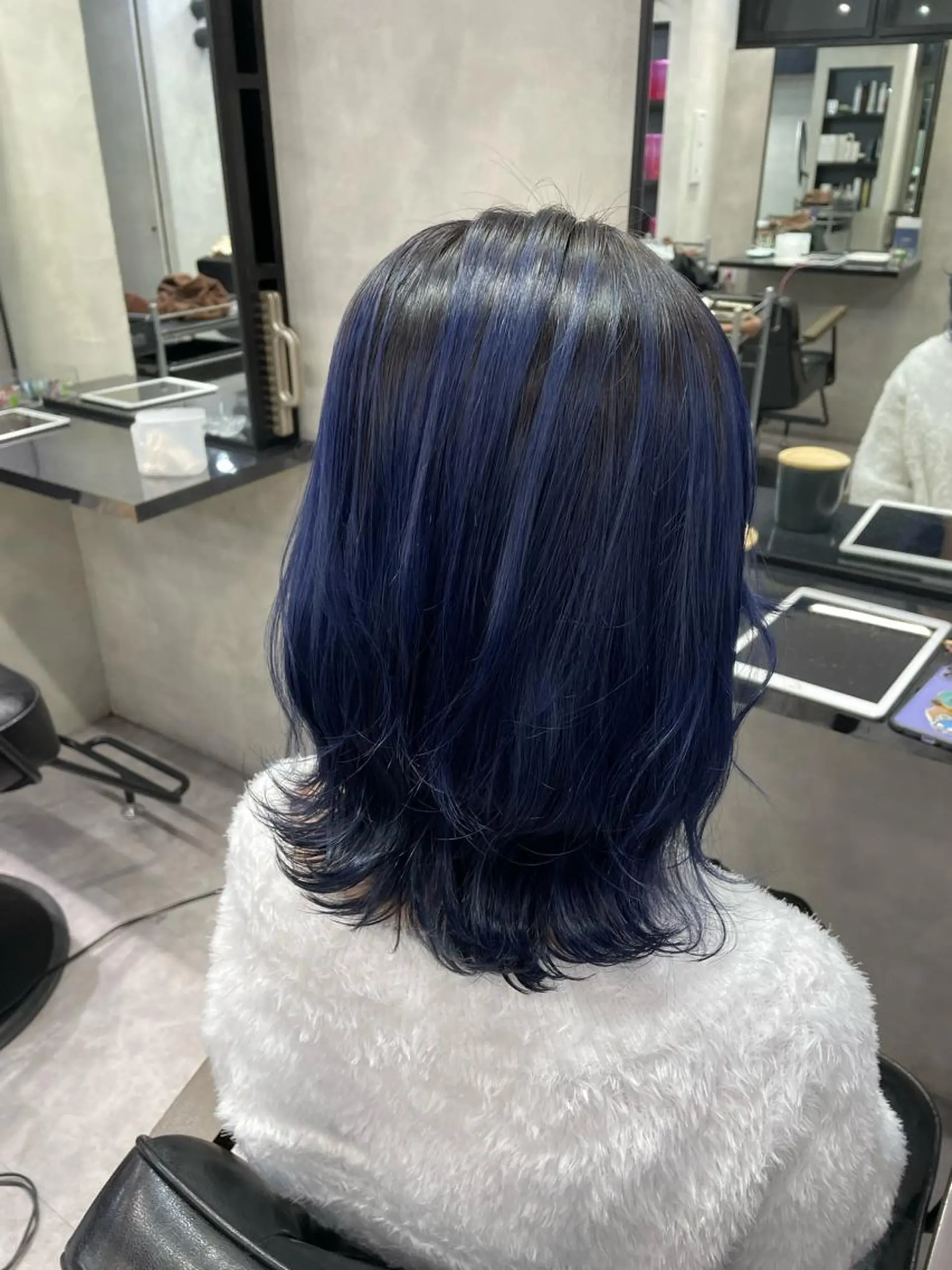 ミディアム カット ヘアカラー トリートメント 👑最高級エクステ 👑新宿/タイセイのヘアスタイル
