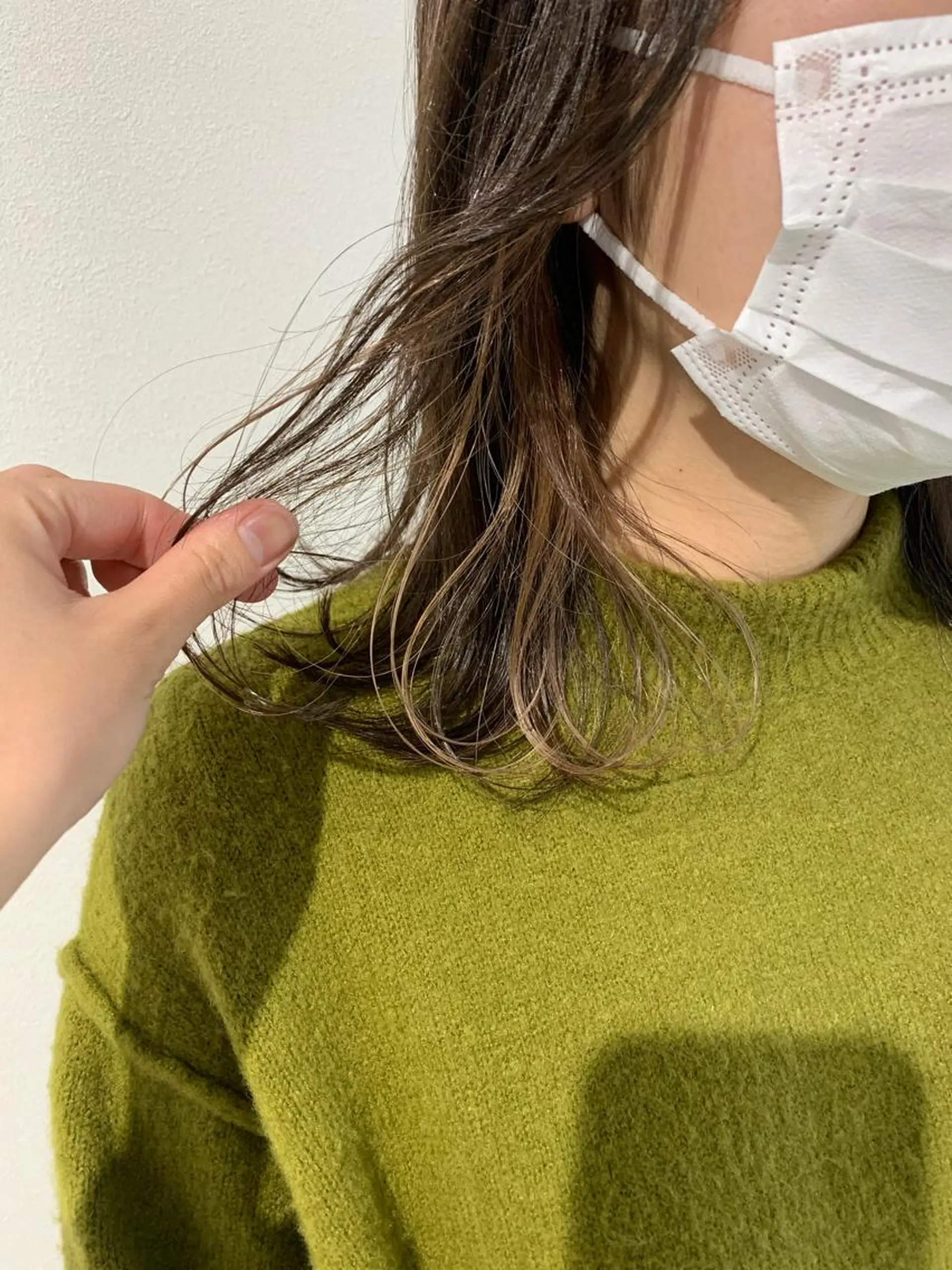 ミディアム カラー ANY／SUE 千葉パーマのヘアスタイル