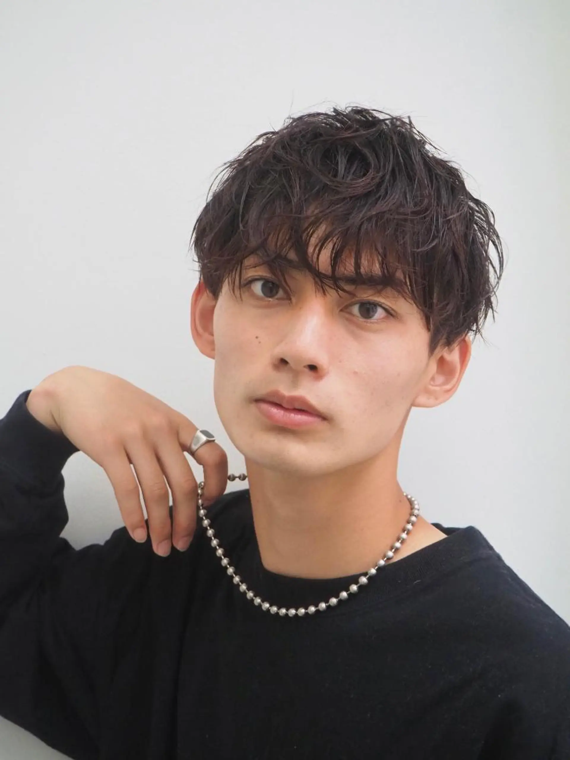 メンズ マッシュ カット ヘッドスパ 波巻き/ツイスパ ⭐️岡安のヘアスタイル