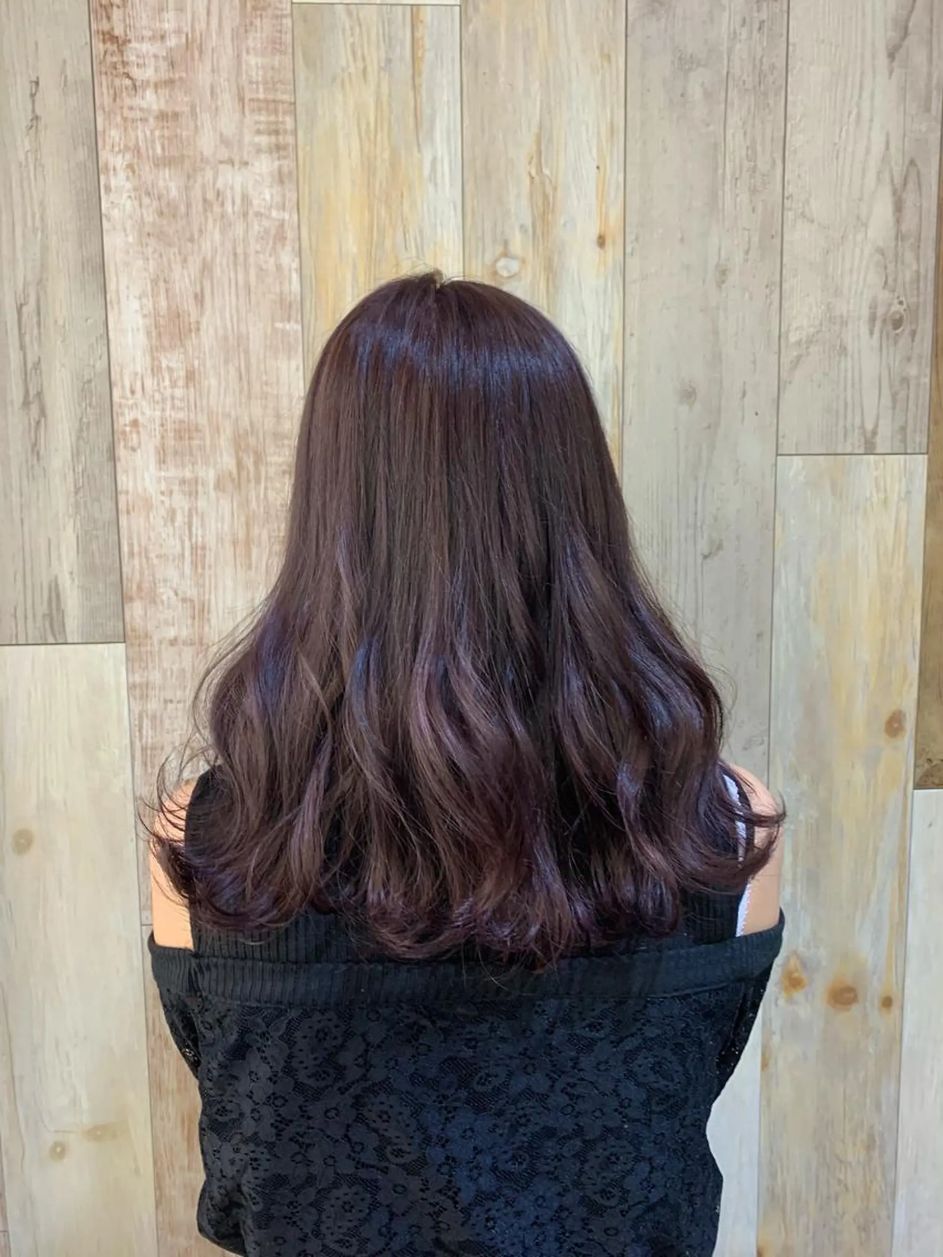 セミロング カラー ディープラベンダー ラベンダーカラー トリートメント 池袋/透明感カラー 🎀Yuri🎀のヘアスタイル