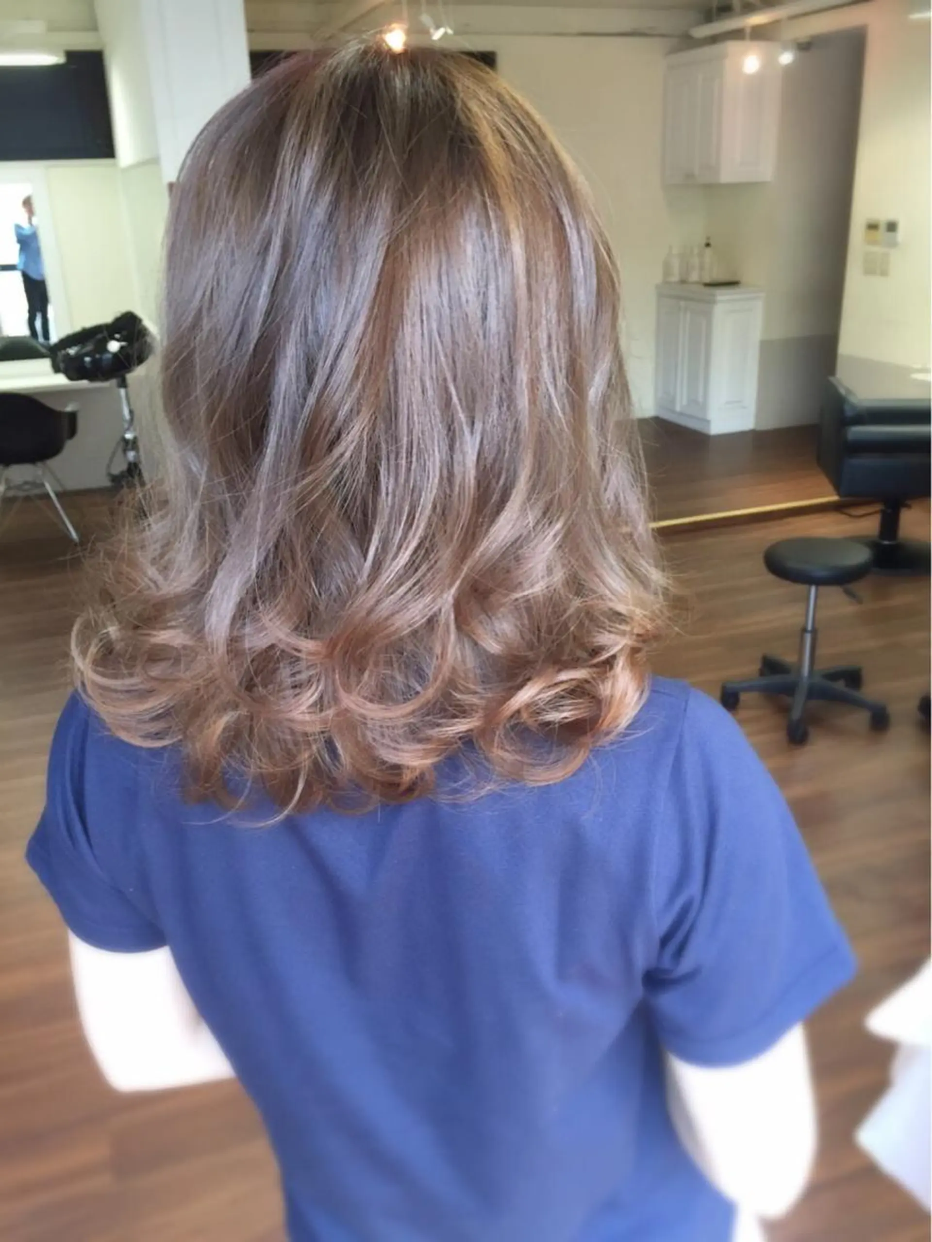 ショート ミディアム セミロング ロング カラー パーマ ヘアアレンジ ブルーカラー ブルージュ 成松 勇治のヘアスタイル